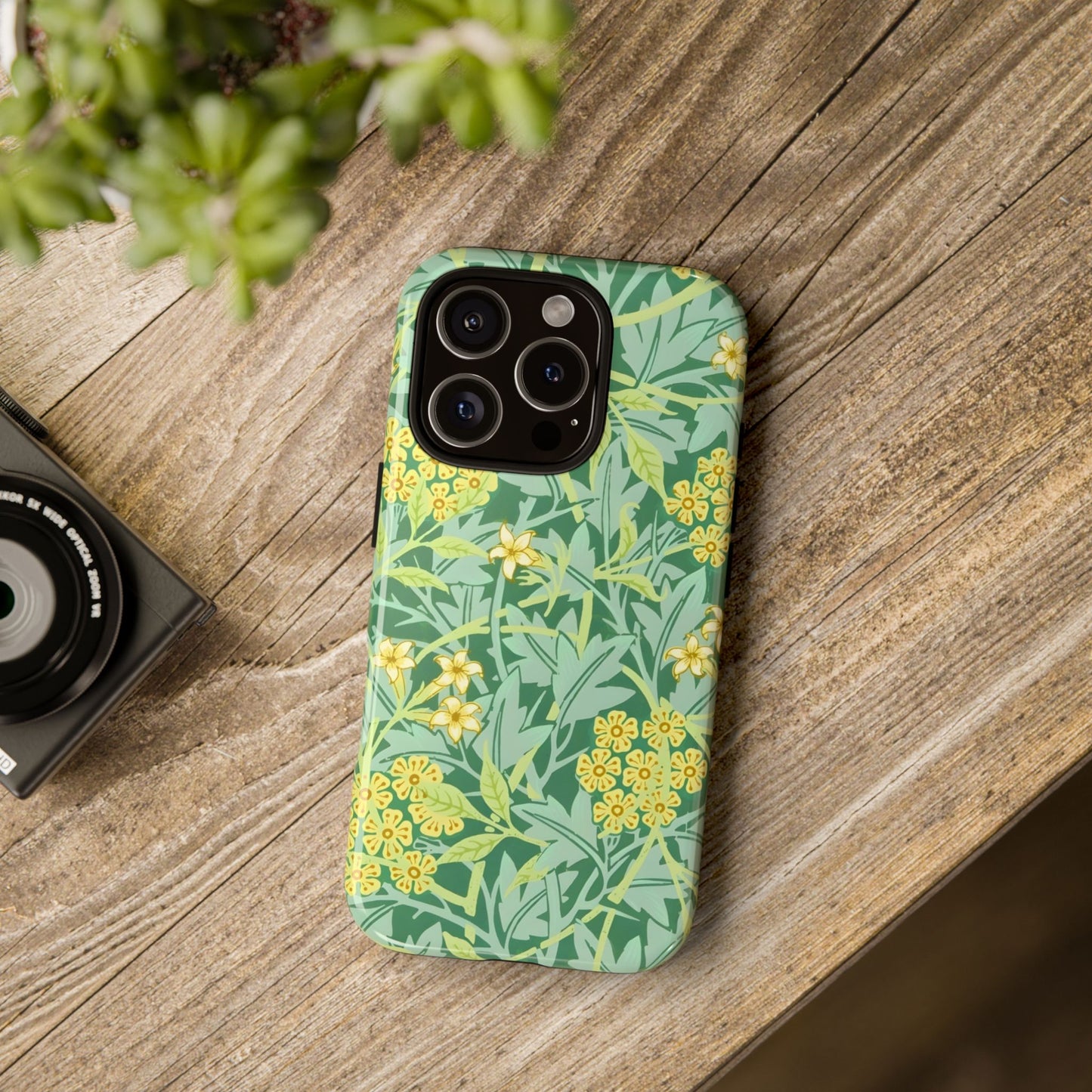 Tough Cases Organic Floral Phone Case, Stylish iPhone Cover, Eco-Friendly Gift, Nature Lover Accessory, Spring Decor, Unique Phone Protector