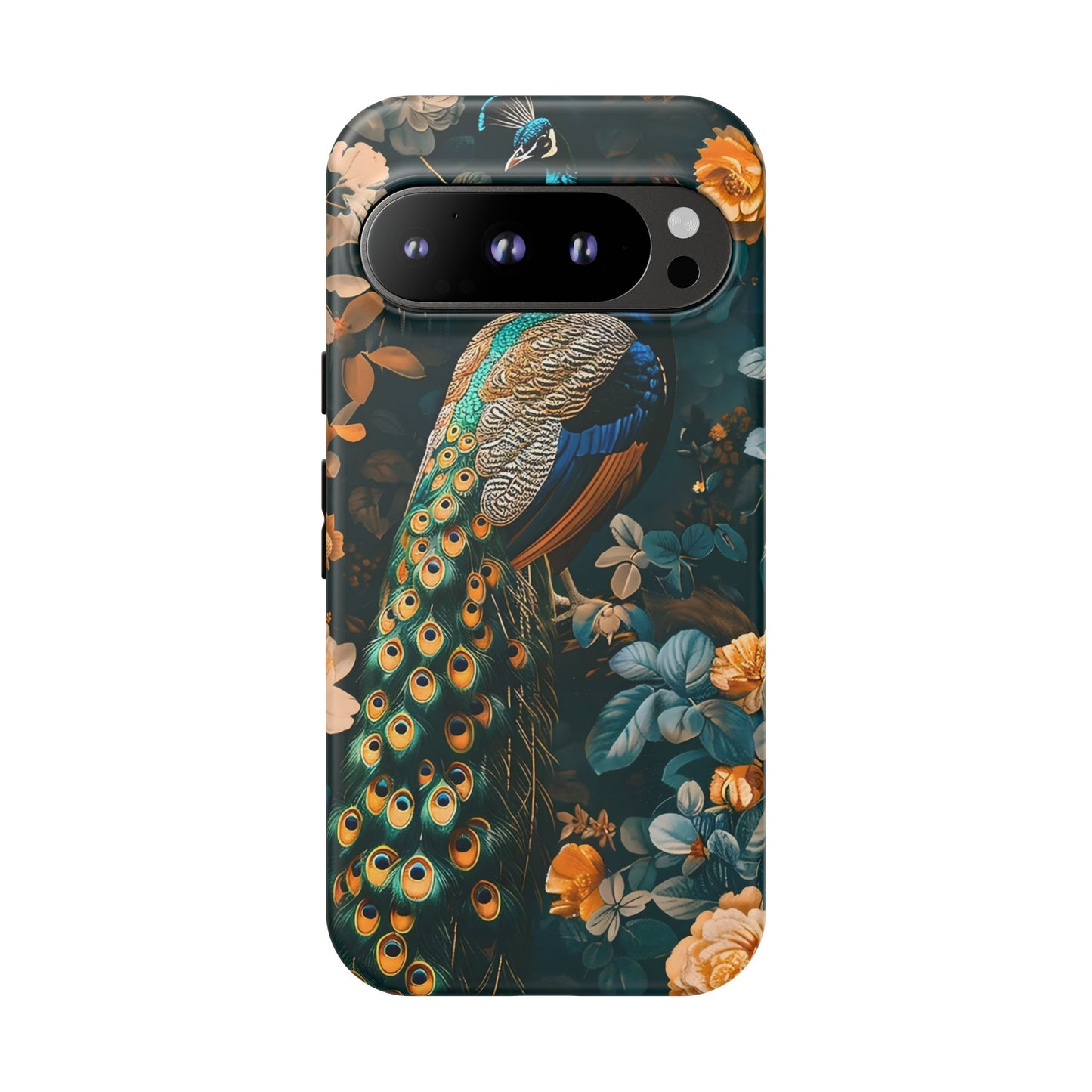 Peacock Phone Case - Elegant Floral Design, Tough Case for Protection, Unique Gift for Nature Lovers, Stylish Accessory, Eco-Friendly