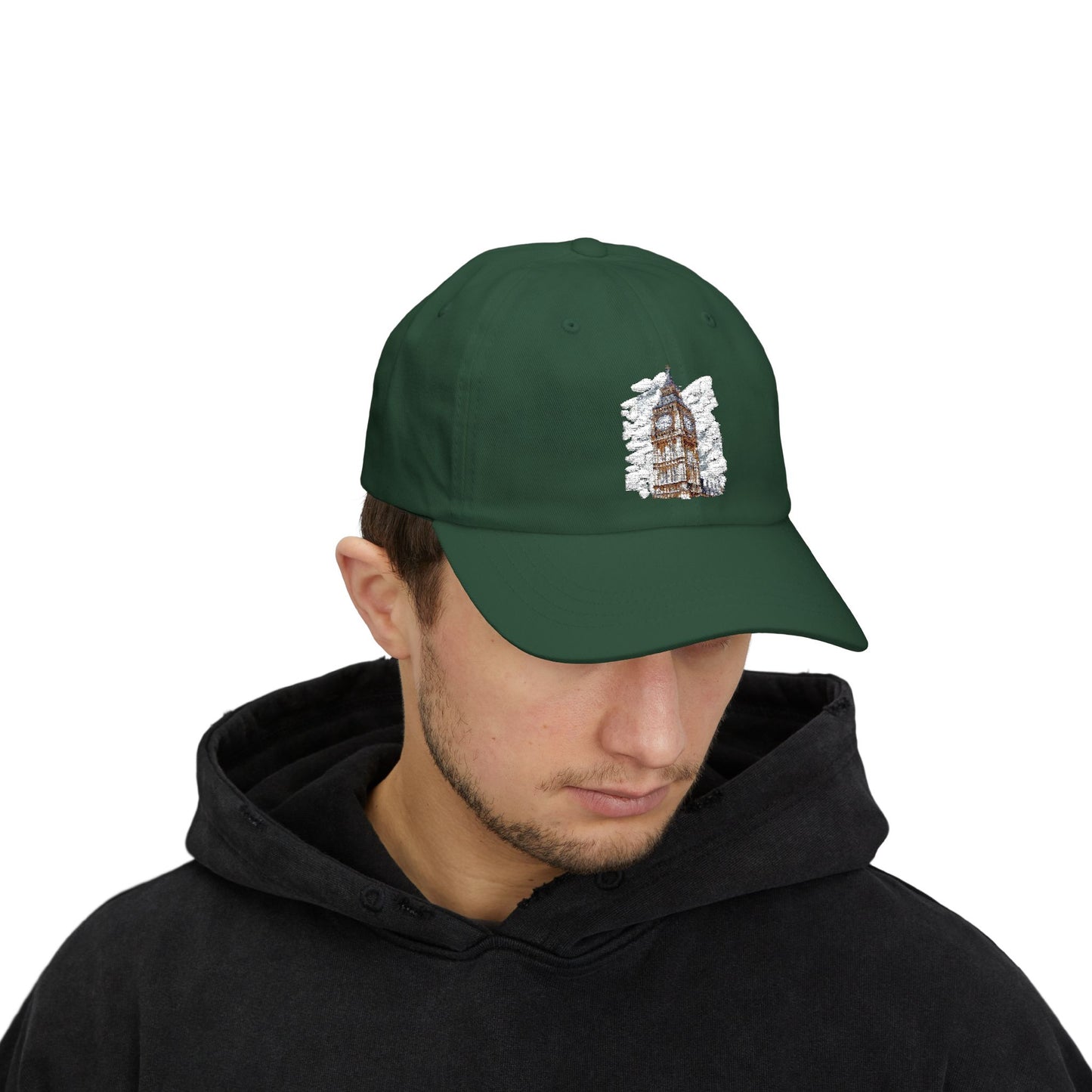 Classic Dad Cap - Trendy Green Hat, Perfect Gift for Fathers, Casual Style, Outdoor Adventures, Unique Father's Day Present