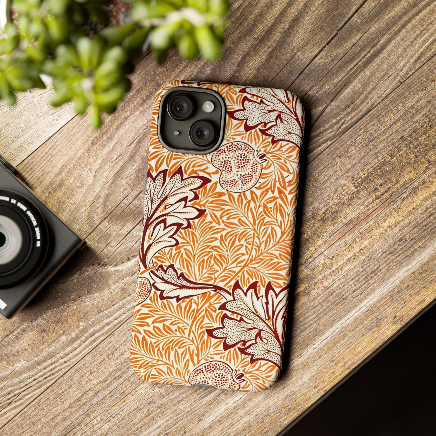 Stylish Phone Case, Tough Cases with Floral Design, Protective Cover, Gift for Her, Cute Phone Accessory