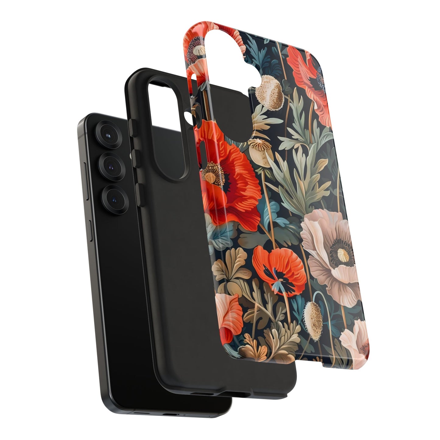 Floral Phone Case - Tough Cases, Flower Design, Chic Tech Accessories, Stylish Gifts, Unique Phone Protectors