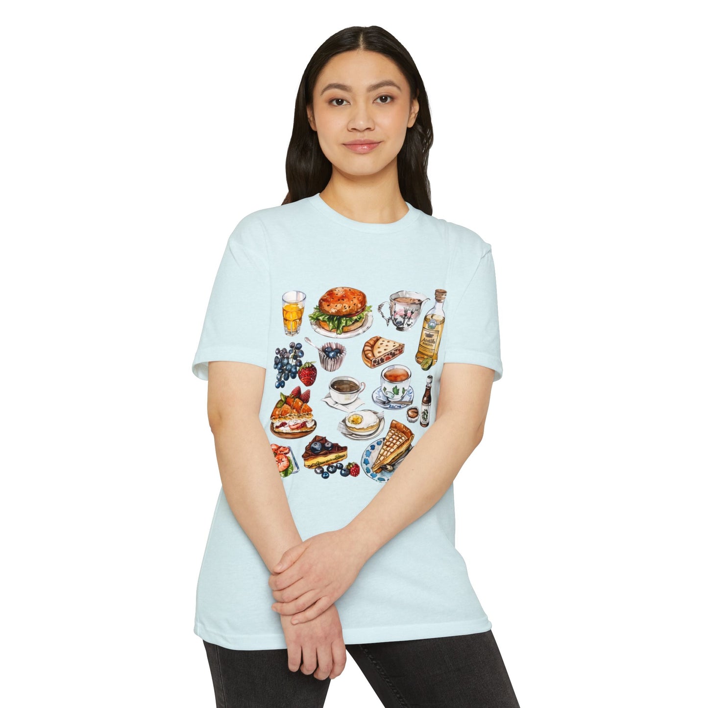 Unisex CVC Jersey T-shirt - Quintessential England - A Celebration of Icons
