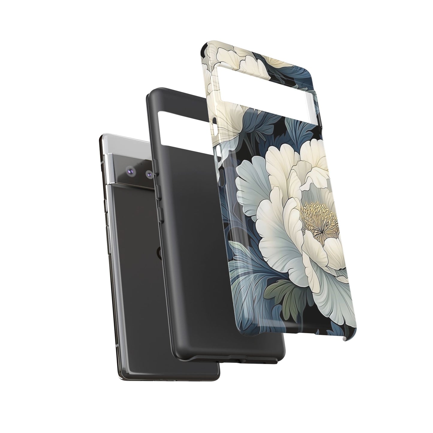 Floral Phone Case - Elegant Tough Cases for Nature Lovers, Stylish Protective Cover for Gifts, Birthdays, Mom's Day, Floral Design