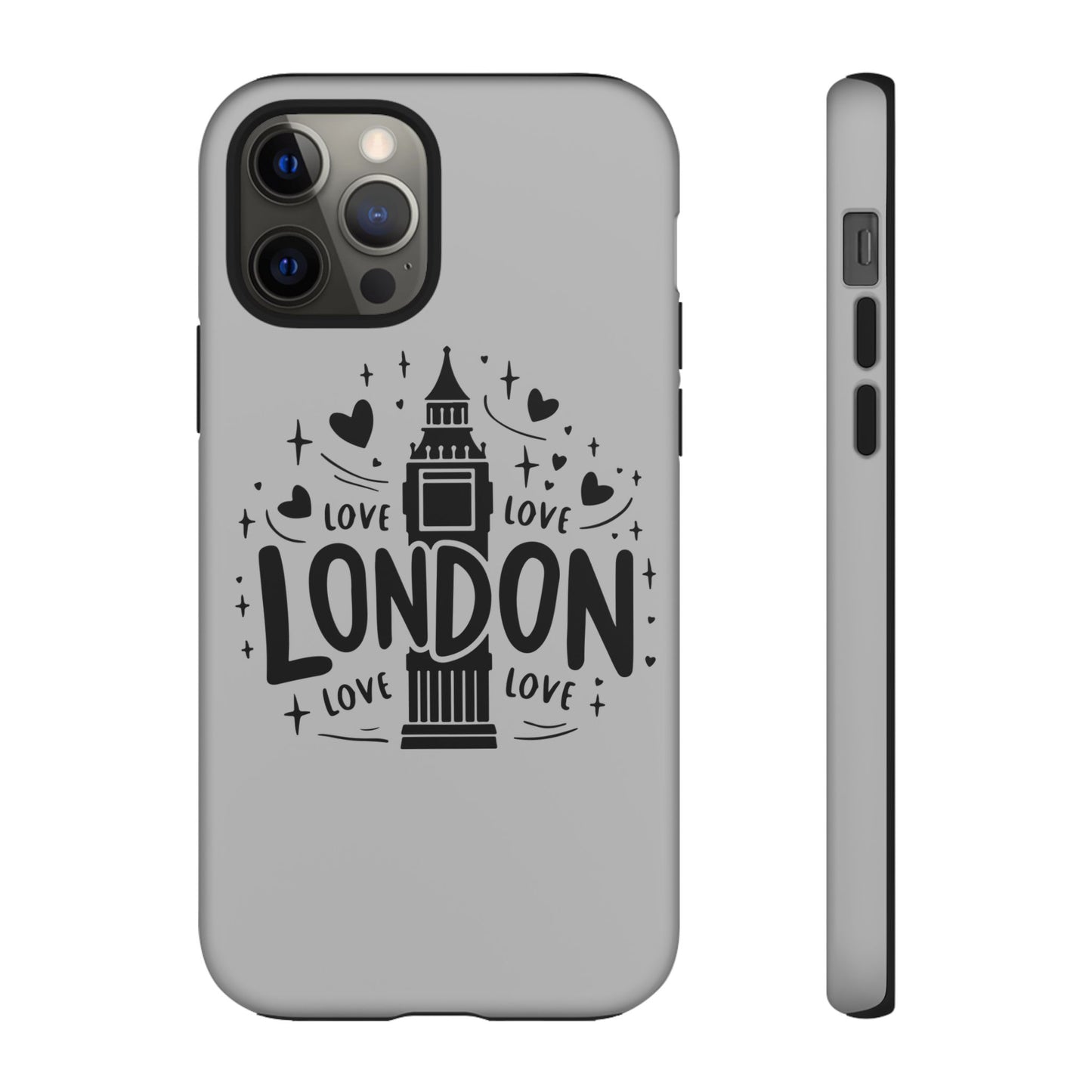 London Love Phone Case, Tough Cases, Stylish Phone Accessories, Unique Gift for Travelers, London Souvenir, Love Design