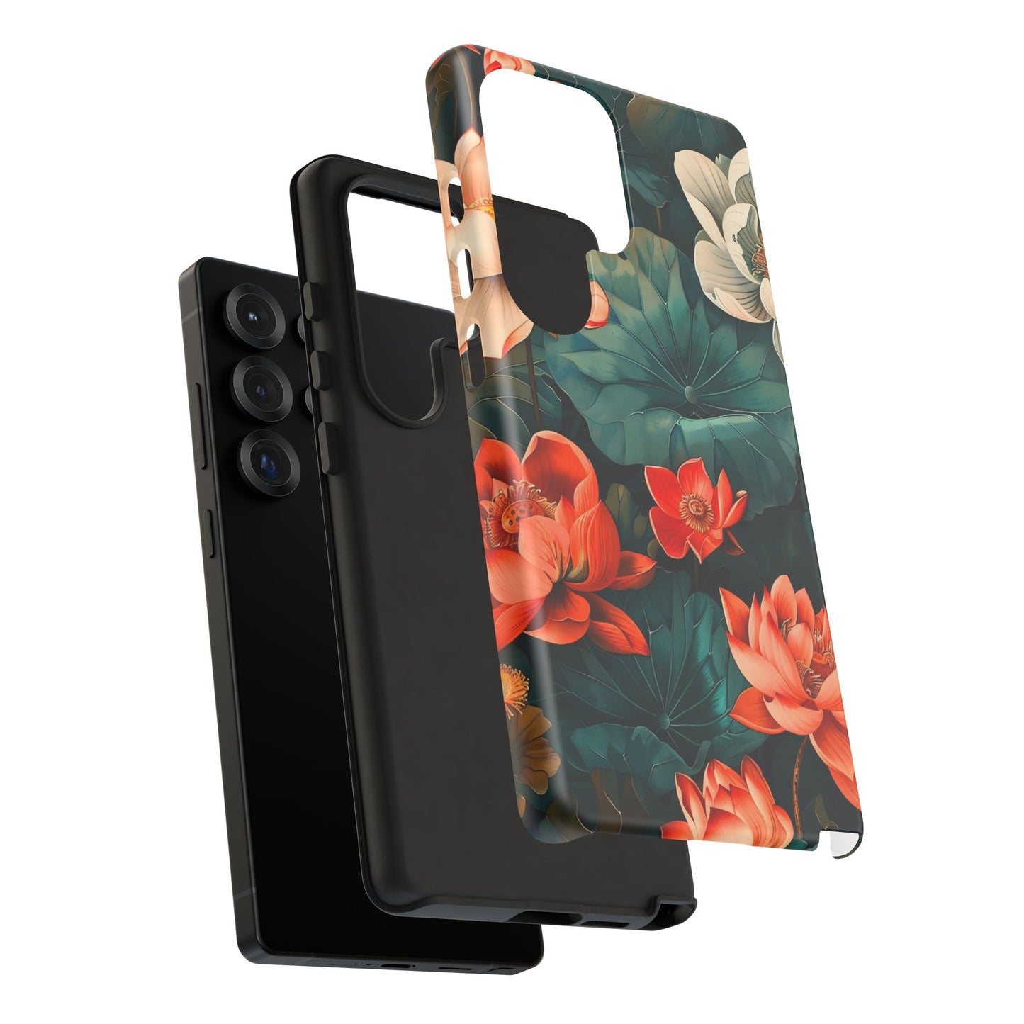 Flower Phone Case, Floral Phone Cover, Tough Case for Floral Lovers, Gift for Her, Stylish Tech Accessories