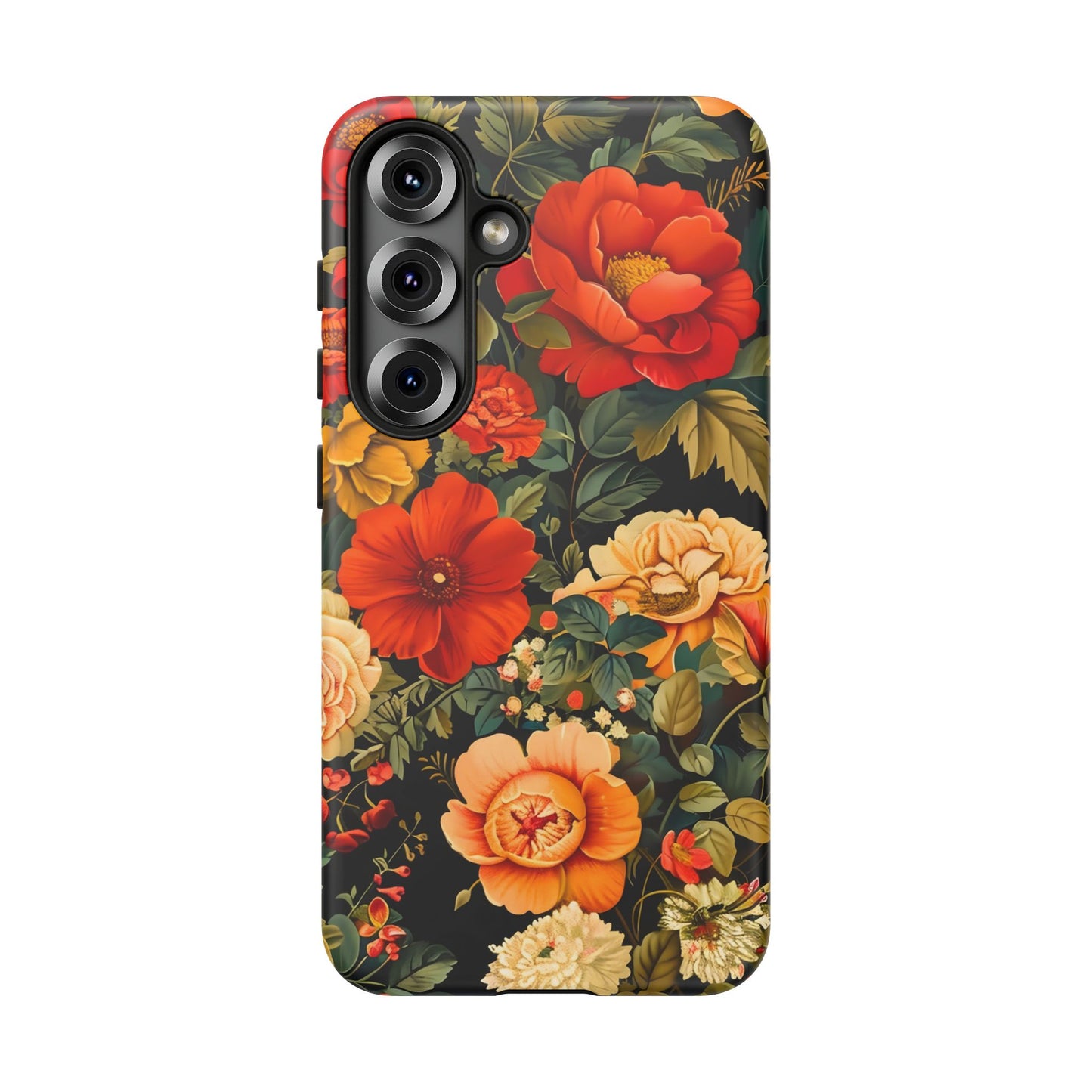 Floral Phone Case, Tough Cases, Decorative Tech Accessories, Gift for Her, Nature Lover Gift, Boho Style Case, Spring Floral Cover