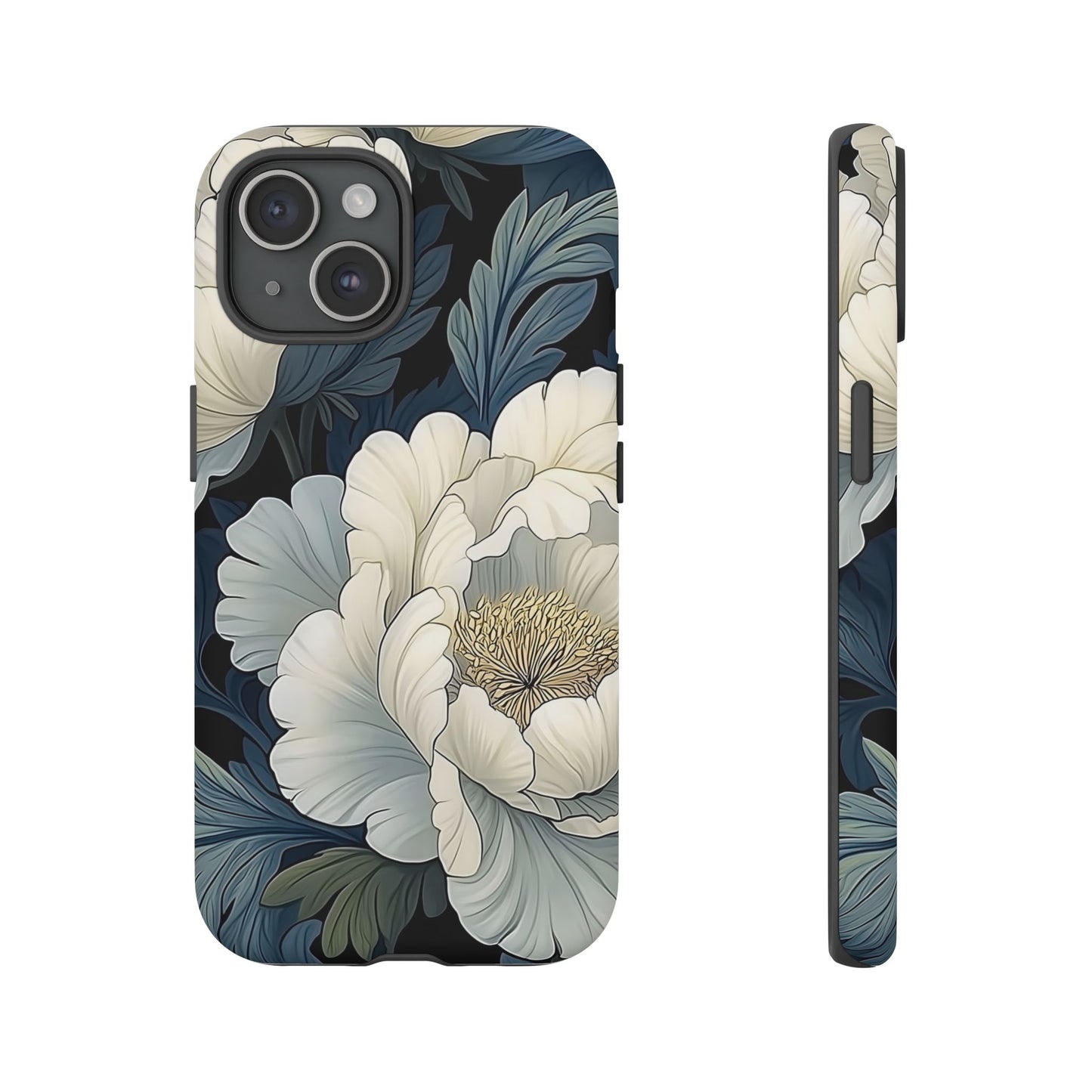 Floral Phone Case - Elegant Tough Cases for Nature Lovers, Stylish Protective Cover for Gifts, Birthdays, Mom's Day, Floral Design