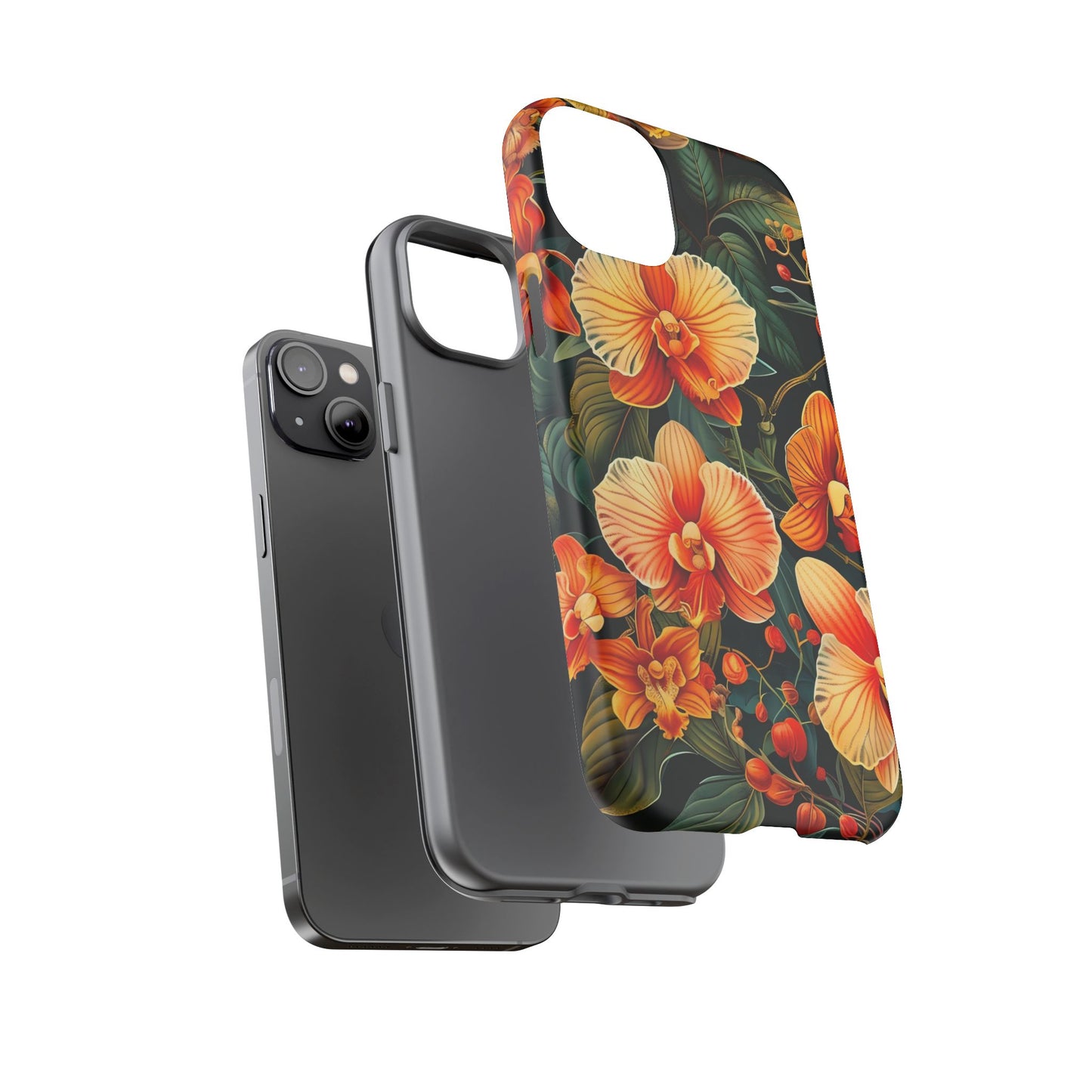 Floral Phone Case - Tough Cases, Protective Cover, Gift for Her, Smartphone Accessory, Floral Design, Nature-Inspired