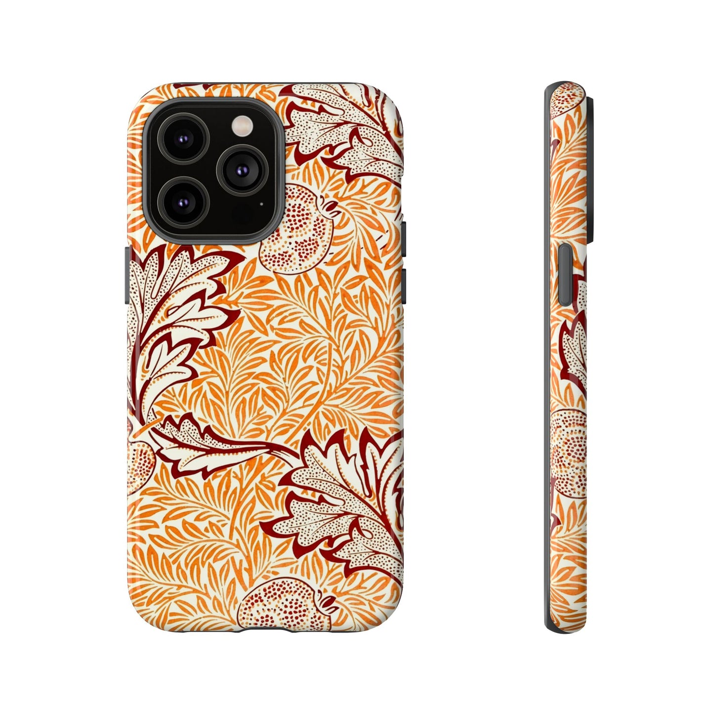 Stylish Phone Case, Tough Cases with Floral Design, Protective Cover, Gift for Her, Cute Phone Accessory