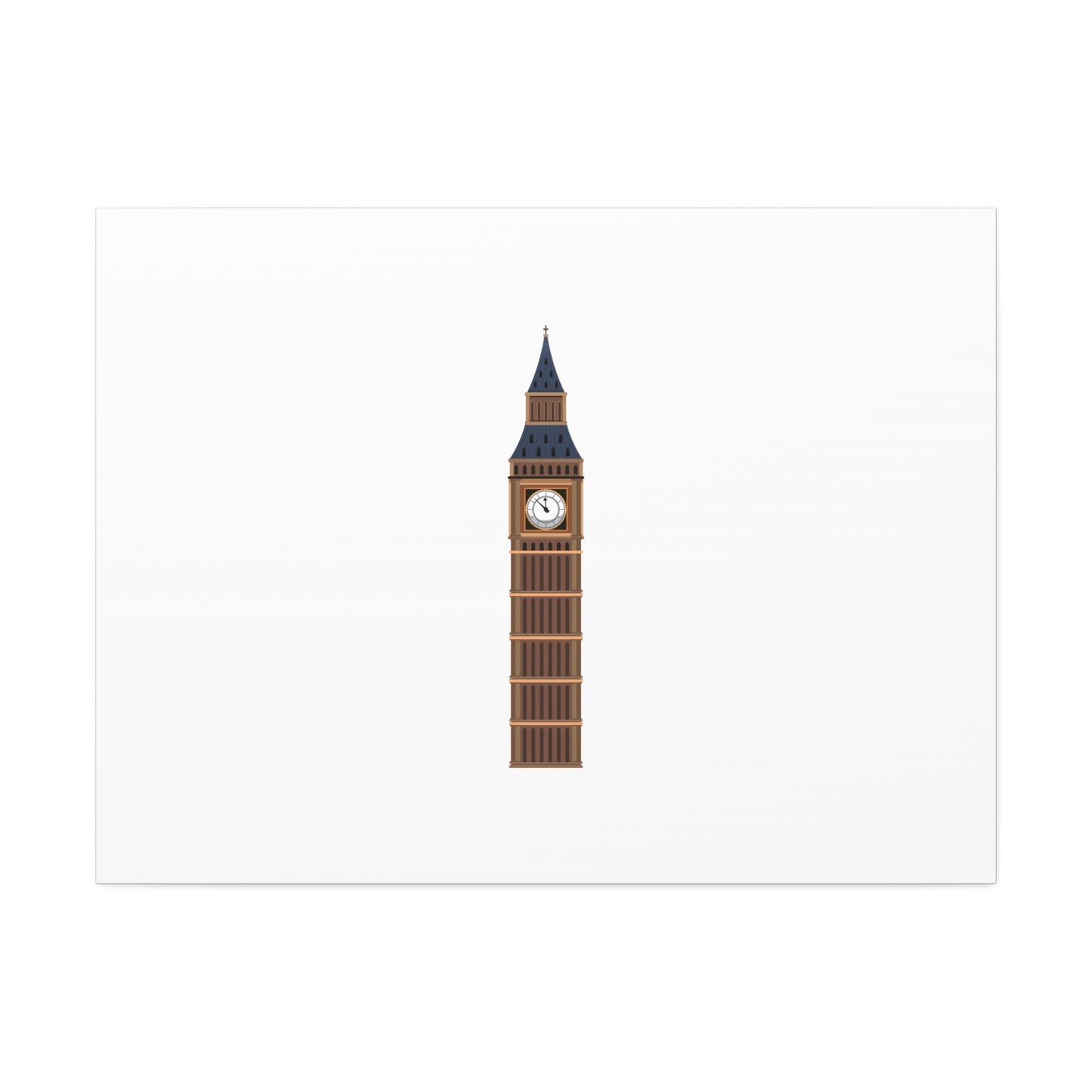 Big Ben Canvas Wall Art, Modern Home Decor, London Decor, Gift for Travel Lovers, Office Wall Art, Minimalist Art Print