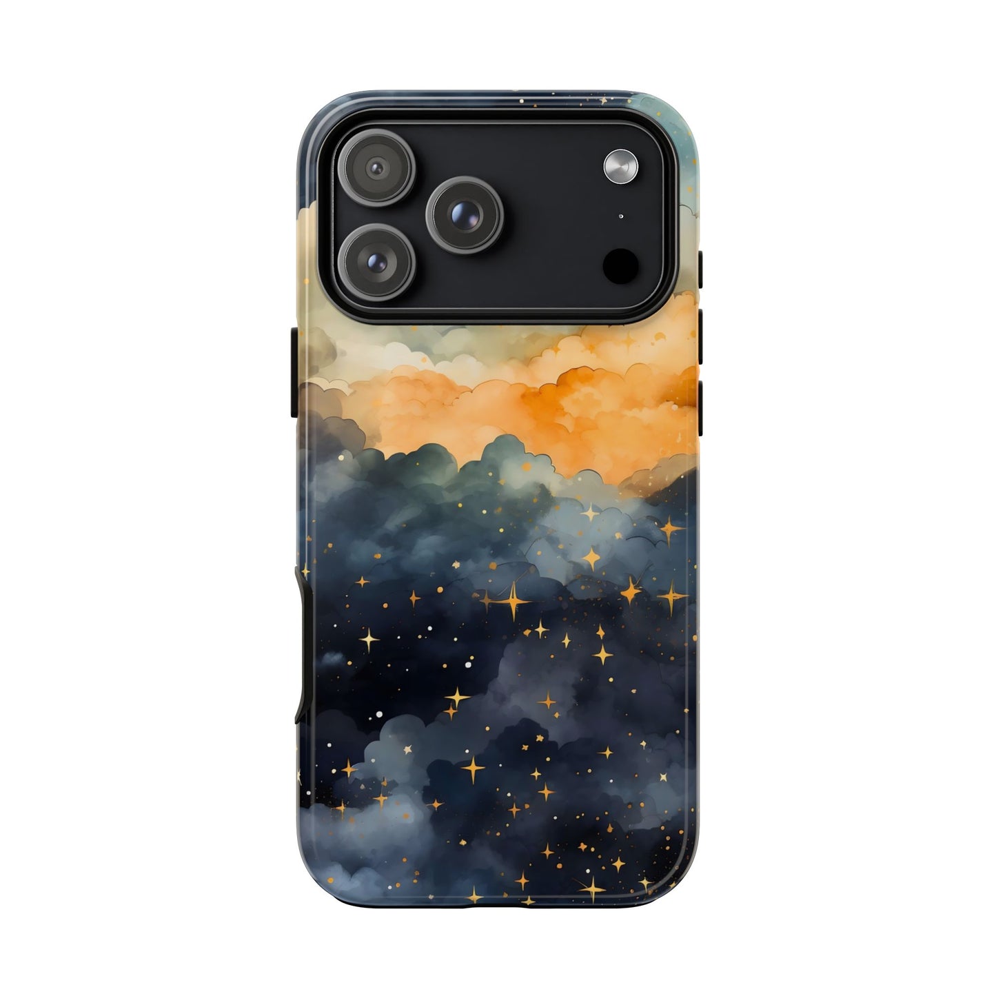 Celestial Phone Case, Galaxy Design Phone Cover, Space Art Case, Starry Night Mobile Cover, Customizable Tough Case