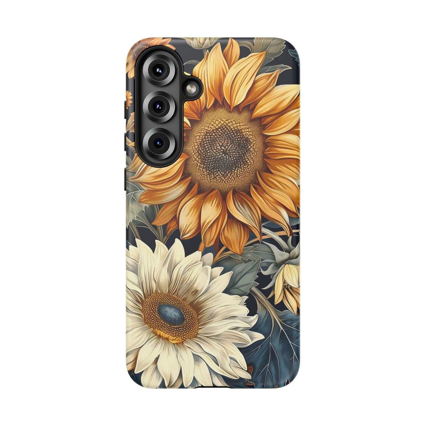Sunflower Phone Case, Floral Tough Phone Cover, Gift for Nature Lovers, Phone Accessories, Sunflower Gifts