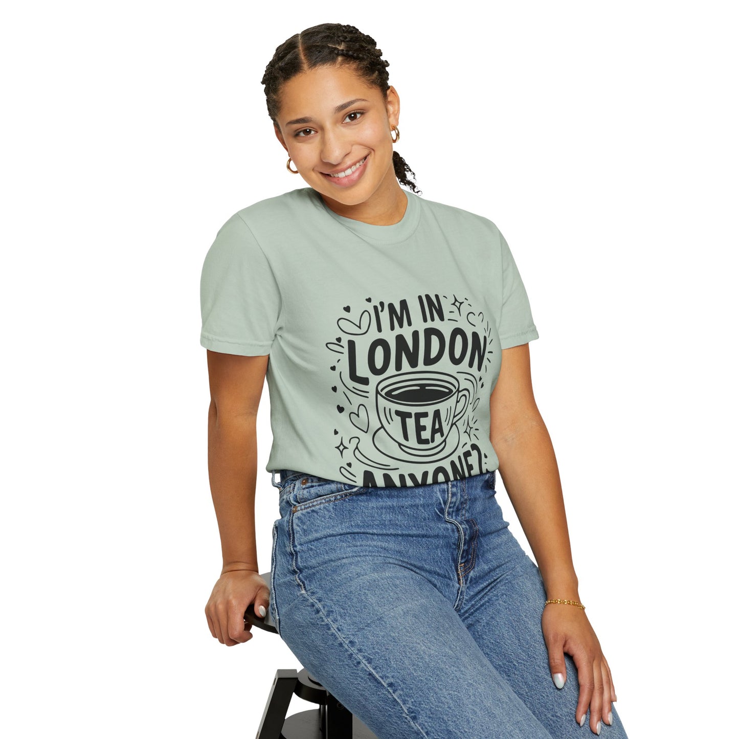 Unisex Garment-Dyed T-shirt - London's Nostalgic Tea