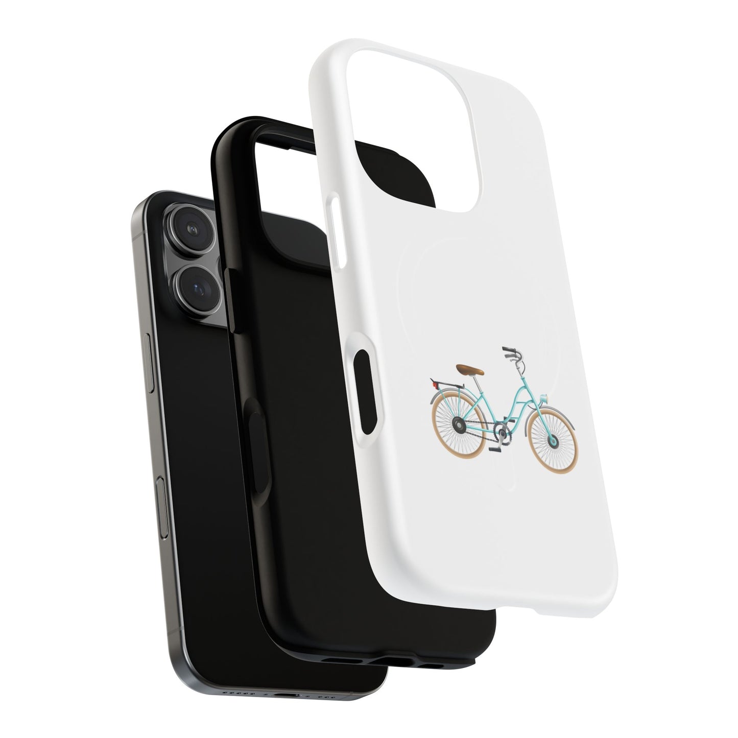 Tough Magnetic Phone Cases, Stylish Bicycle Design, Durable Protection, Perfect Gift for Cyclists, Trendy Tech Accessory