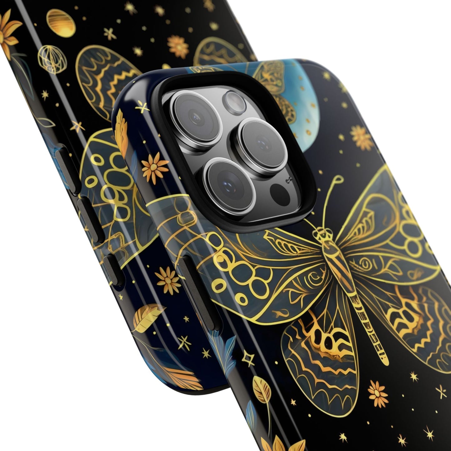 Butterfly Galaxy Phone Case | Tough Cases for Nature Lovers, Unique Phone Covers, Gift for Her, Boho Style, Floral Design