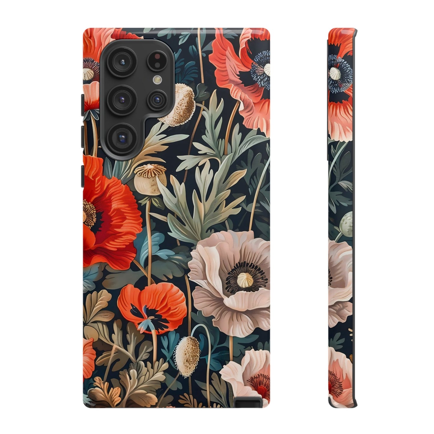 Floral Phone Case - Tough Cases, Flower Design, Chic Tech Accessories, Stylish Gifts, Unique Phone Protectors