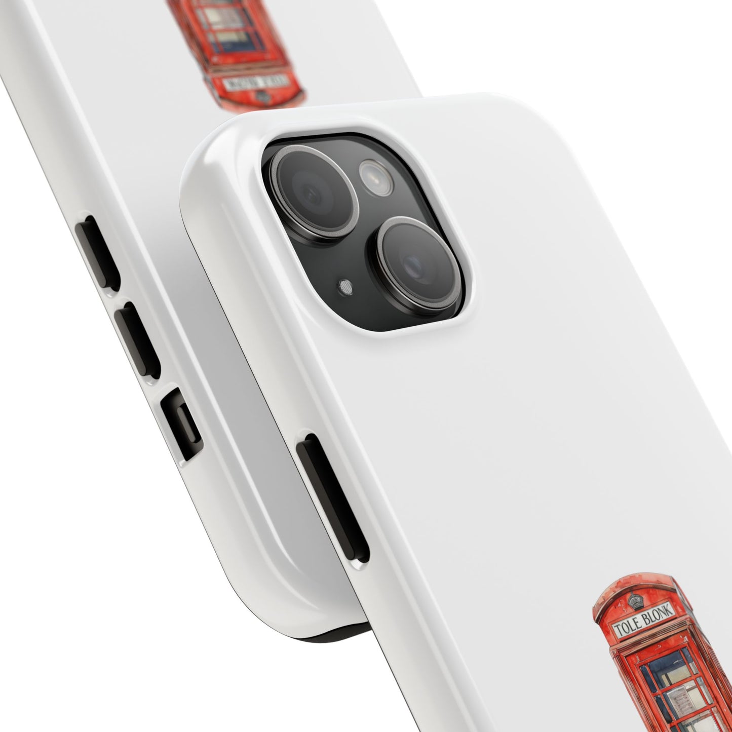 Vintage London Phone Booth Tough Phone Case - Durable and Stylish Protection