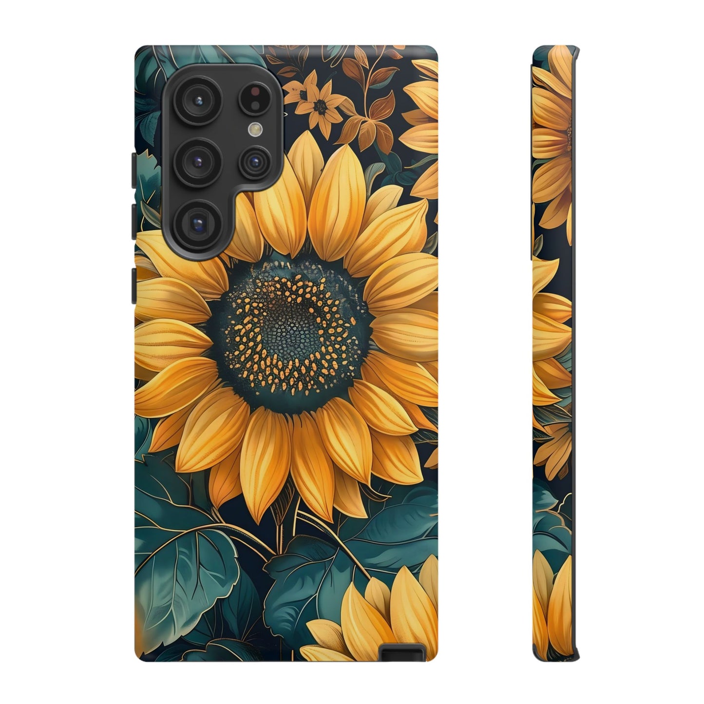 Sunflower Phone Case - Bright Floral Design, Stylish Tough Cover for Sunflower Lovers, Gift for Plant Enthusiasts, Mom Gift, Nature Lovers