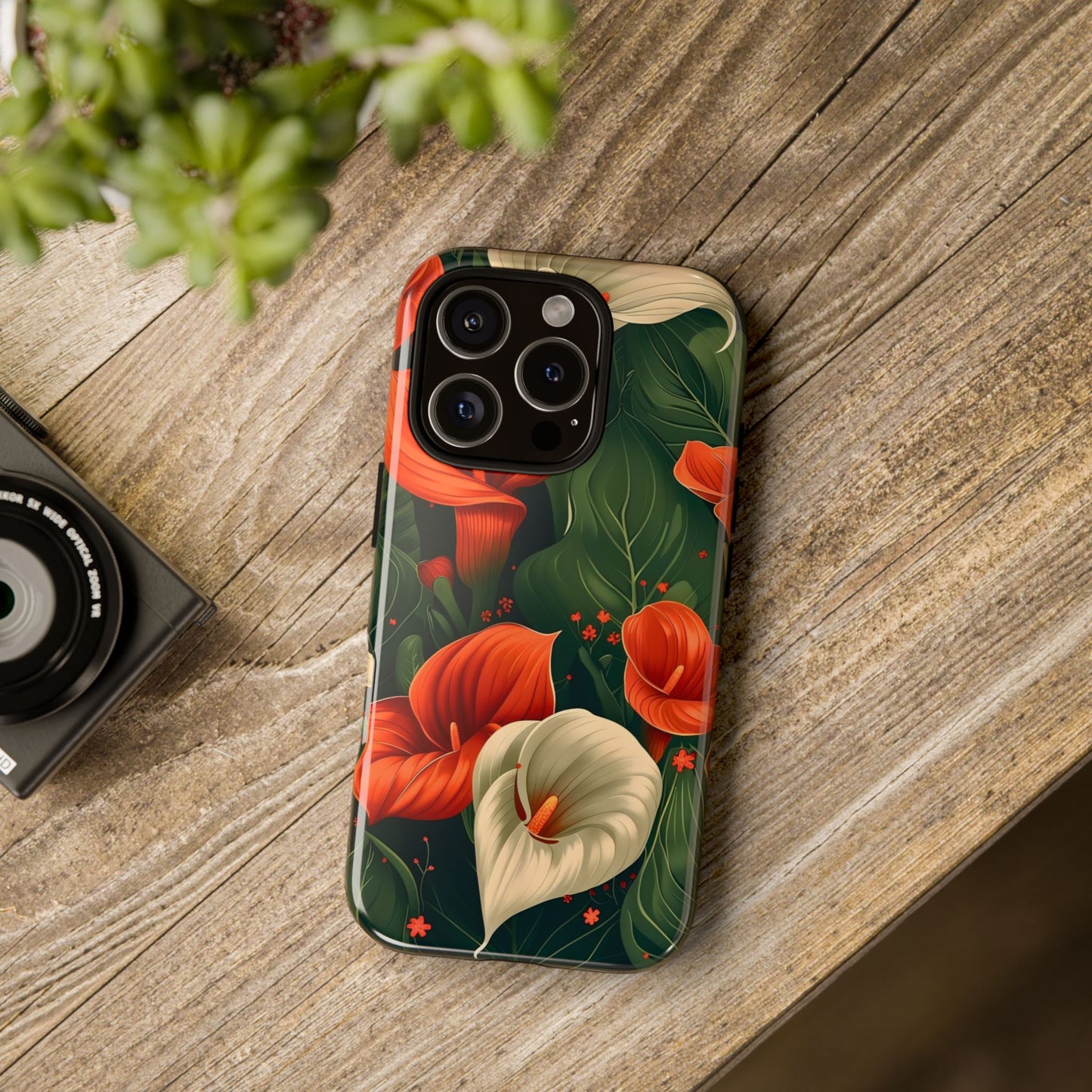 Floral Phone Case, Tough Cases for Stylish Protection, Gift for Her, Nature Lovers, Phone Accessories, Trendy Tech