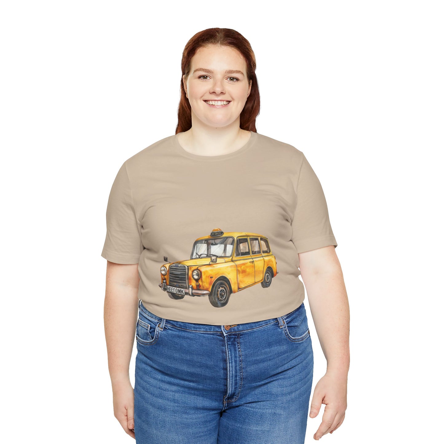 Unisex Jersey Short Sleeve Tee - Trendy British Vintage Car