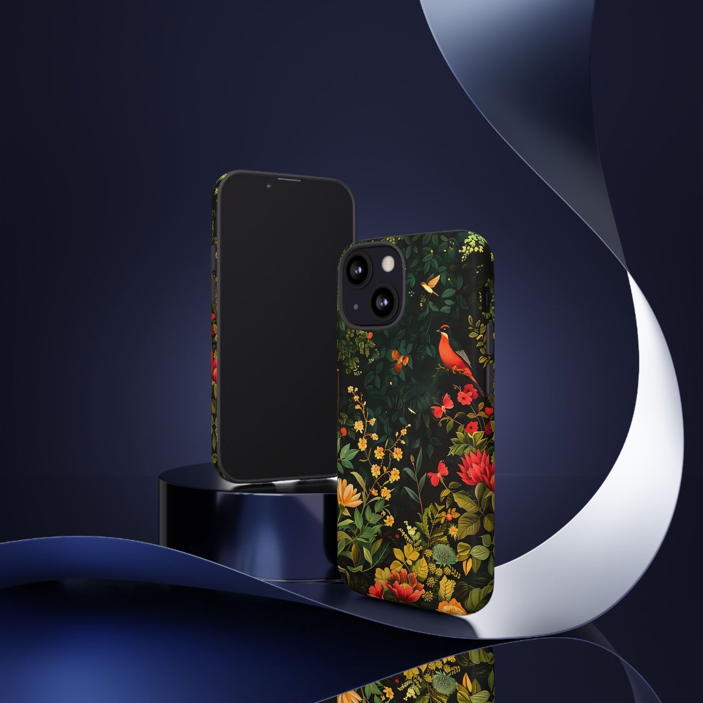 Floral Tough Phone Case, Nature-Inspired Design, Ideal for Garden Lovers, Gift for Birthdays, Christmas, Eco-Friendly Accessory