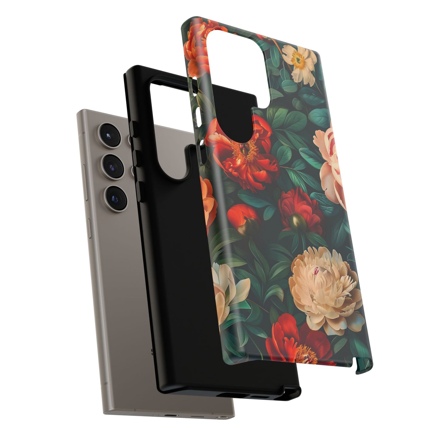 Floral Phone Case - Tough Cases, Vibrant Protection, Gift for Her, Cute Floral Design, Trendy Accessory, Perfect for Spring