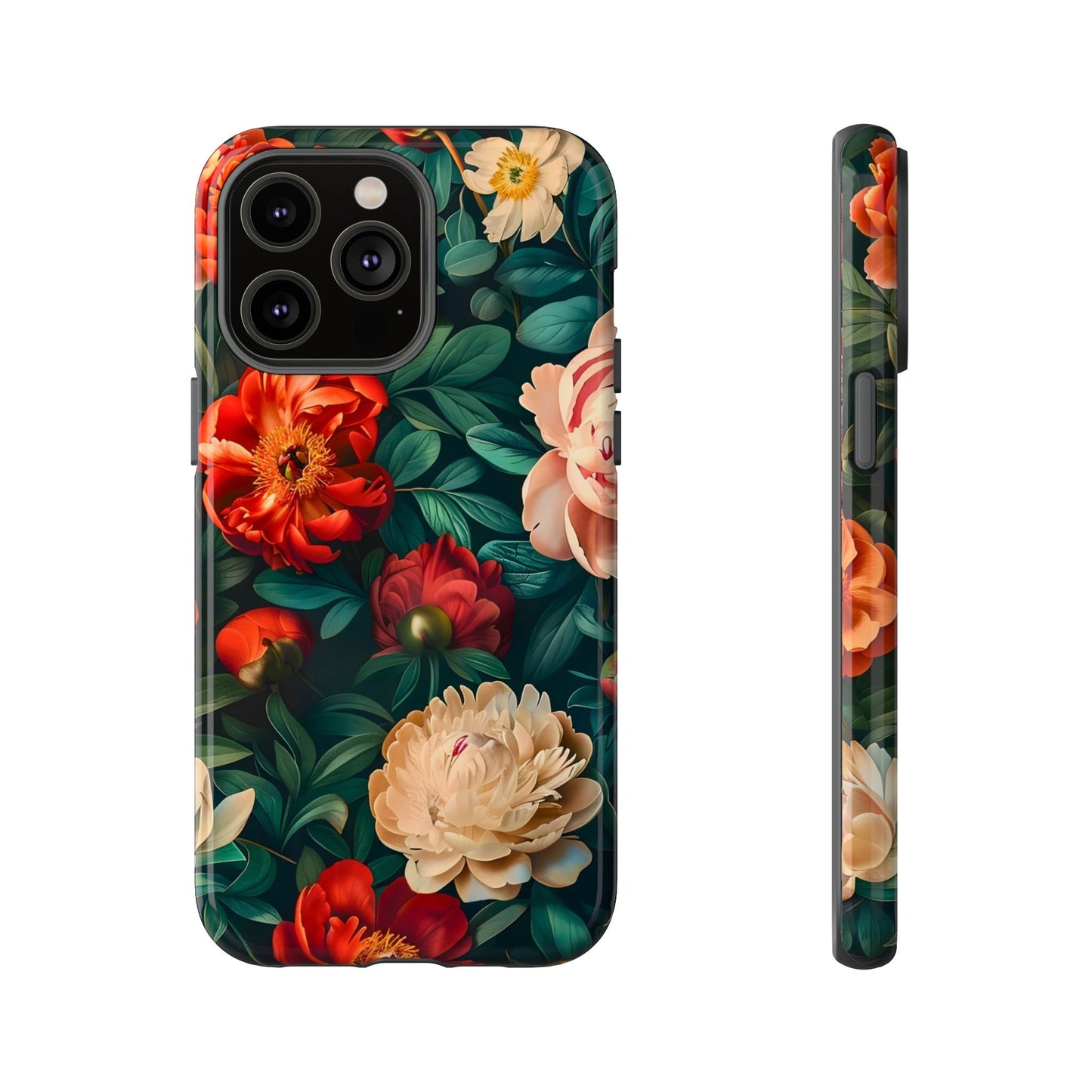 Floral Phone Case - Tough Cases, Vibrant Protection, Gift for Her, Cute Floral Design, Trendy Accessory, Perfect for Spring