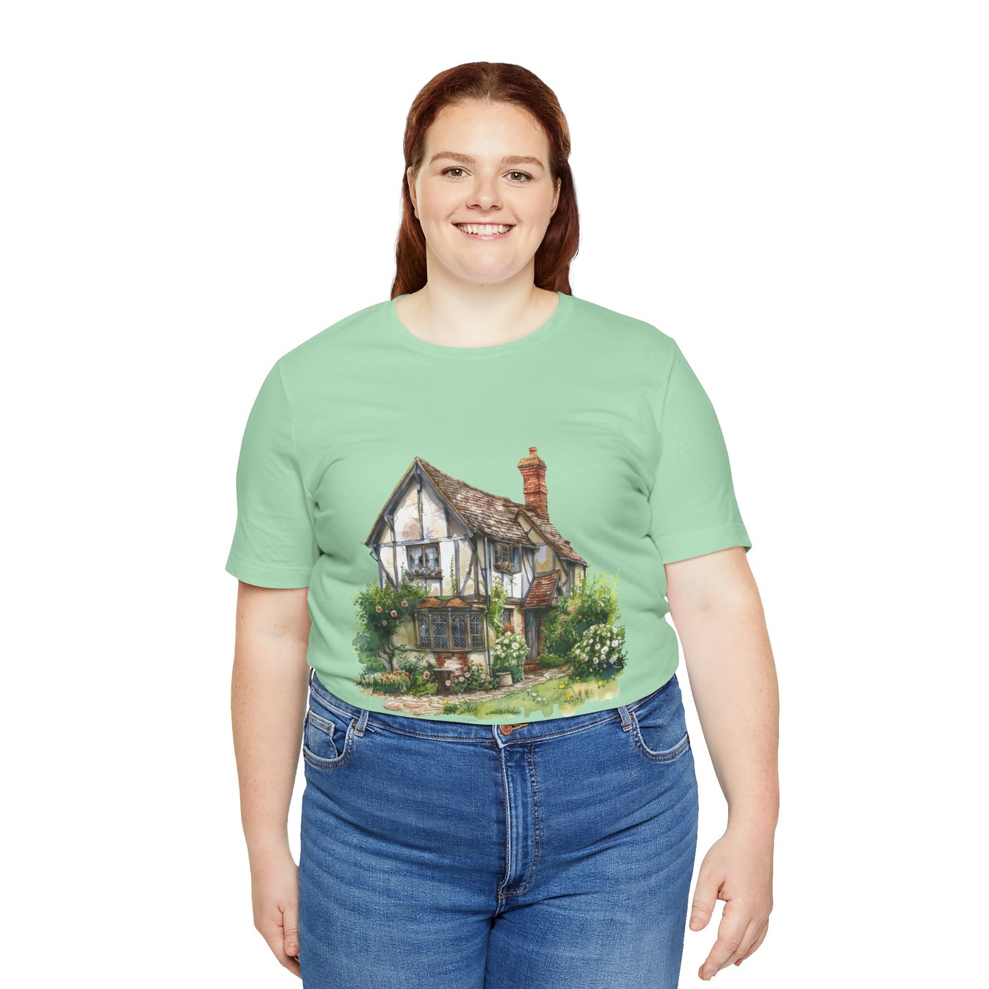 Unisex Jersey Short Sleeve Tee - Timeless Beauty - British Village Homes