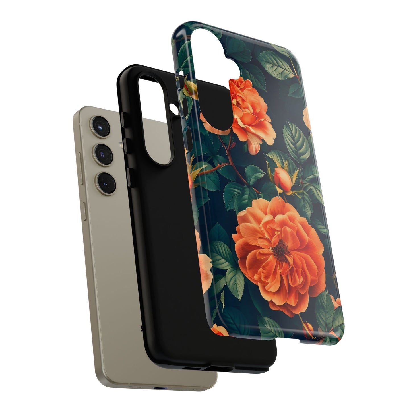 Floral Phone Case, Tough Cases for Nature Lovers, Botanical Design, Phone Protection, Gift for Her, Trending Floral Accessories