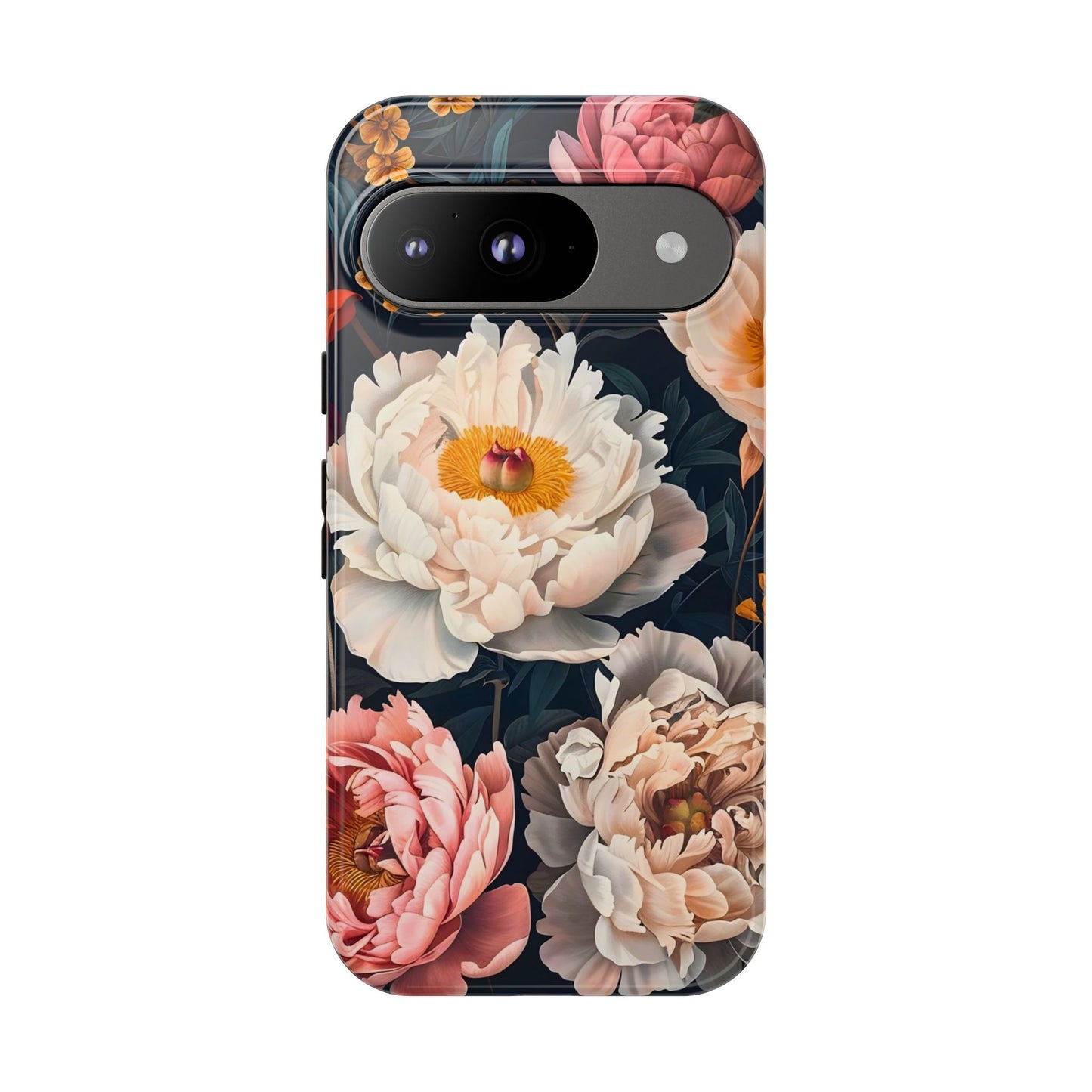 Floral Phone Case, Tough Phone Cover, Flower Design, Unique Gift for Her, Trendy Accessory, Spring Decor