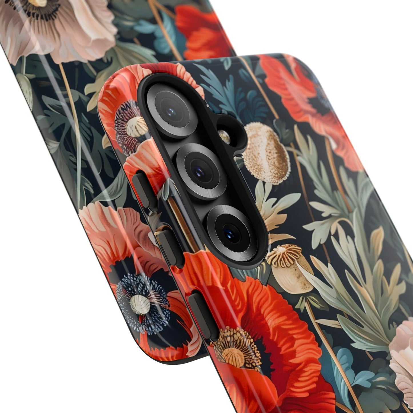 Floral Phone Case - Tough Cases, Flower Design, Chic Tech Accessories, Stylish Gifts, Unique Phone Protectors