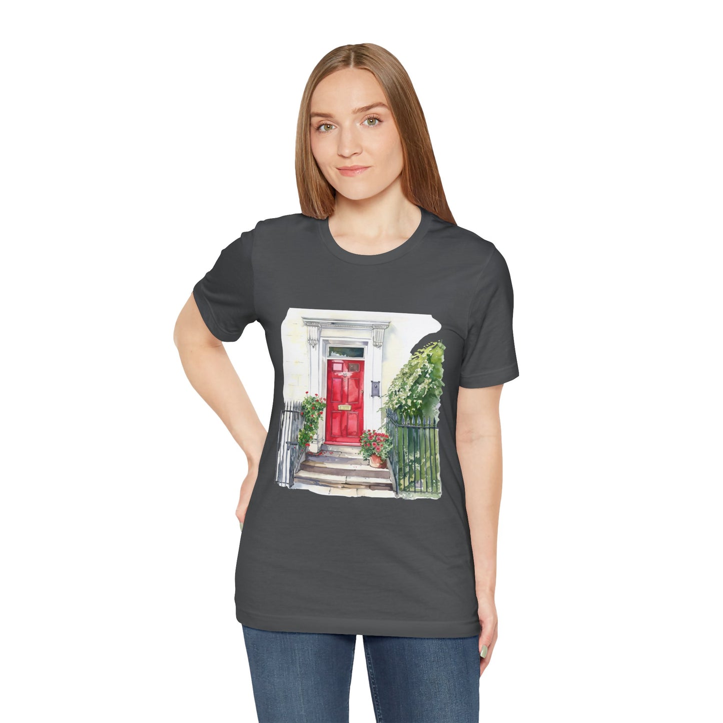 Unisex Jersey Short Sleeve Tee - Greenish British Beauty