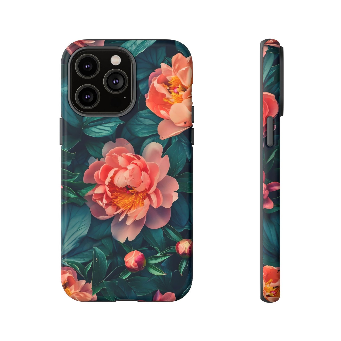 Floral Phone Case - Tough Cases, Flower Design, Botanical Art, Phone Accessory, Gift for Her, Nature Lovers