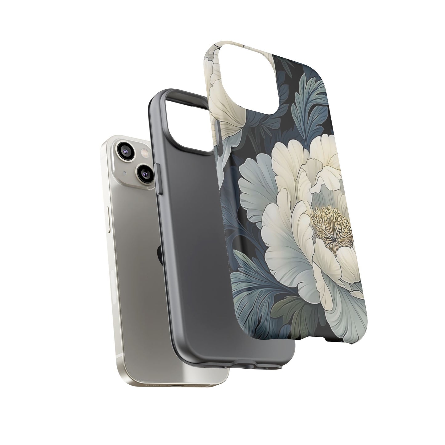 Floral Phone Case - Elegant Tough Cases for Nature Lovers, Stylish Protective Cover for Gifts, Birthdays, Mom's Day, Floral Design