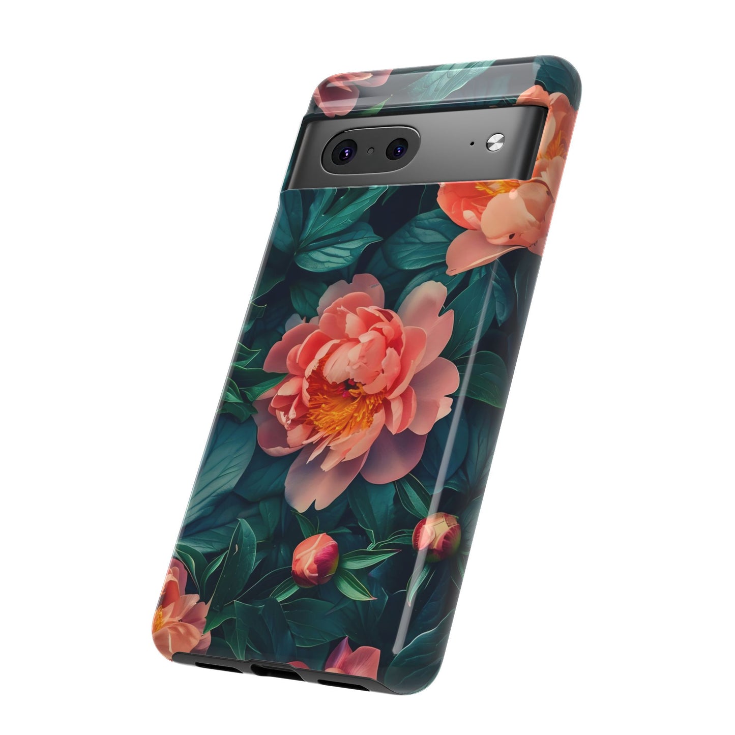 Floral Phone Case - Tough Cases, Flower Design, Botanical Art, Phone Accessory, Gift for Her, Nature Lovers