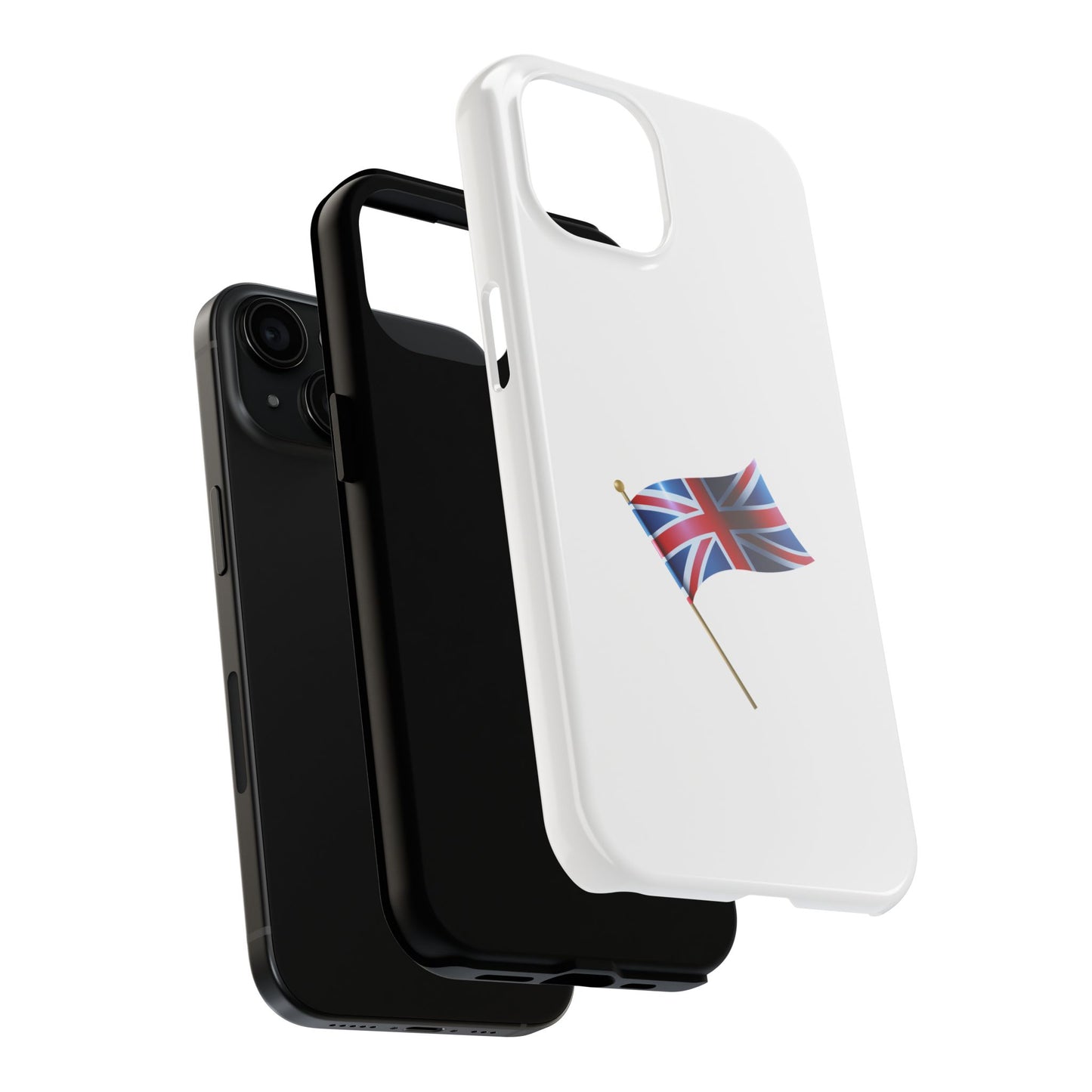 Union Jack Tough Phone Cases, Durable Phone Covers, British Flag Cases, UK Pride Accessories, Gift for Travelers