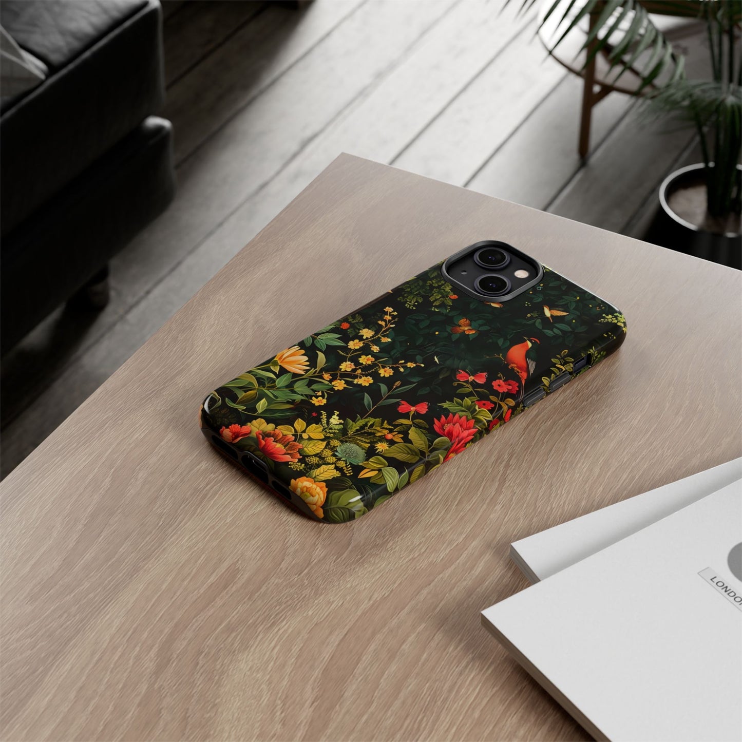 Floral Tough Phone Case, Nature-Inspired Design, Ideal for Garden Lovers, Gift for Birthdays, Christmas, Eco-Friendly Accessory