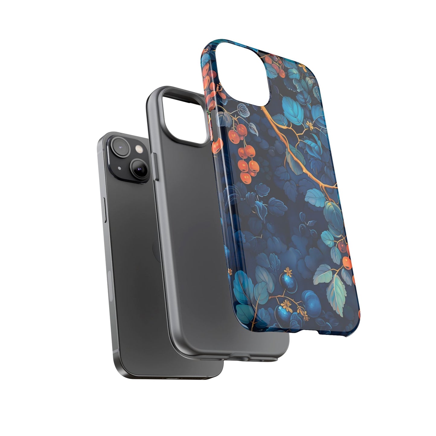 Artistic Phone Case with Floral Design, Tough Cases for iPhone, Nature-Inspired Accessory, Unique Gift for Her, Protective Cover