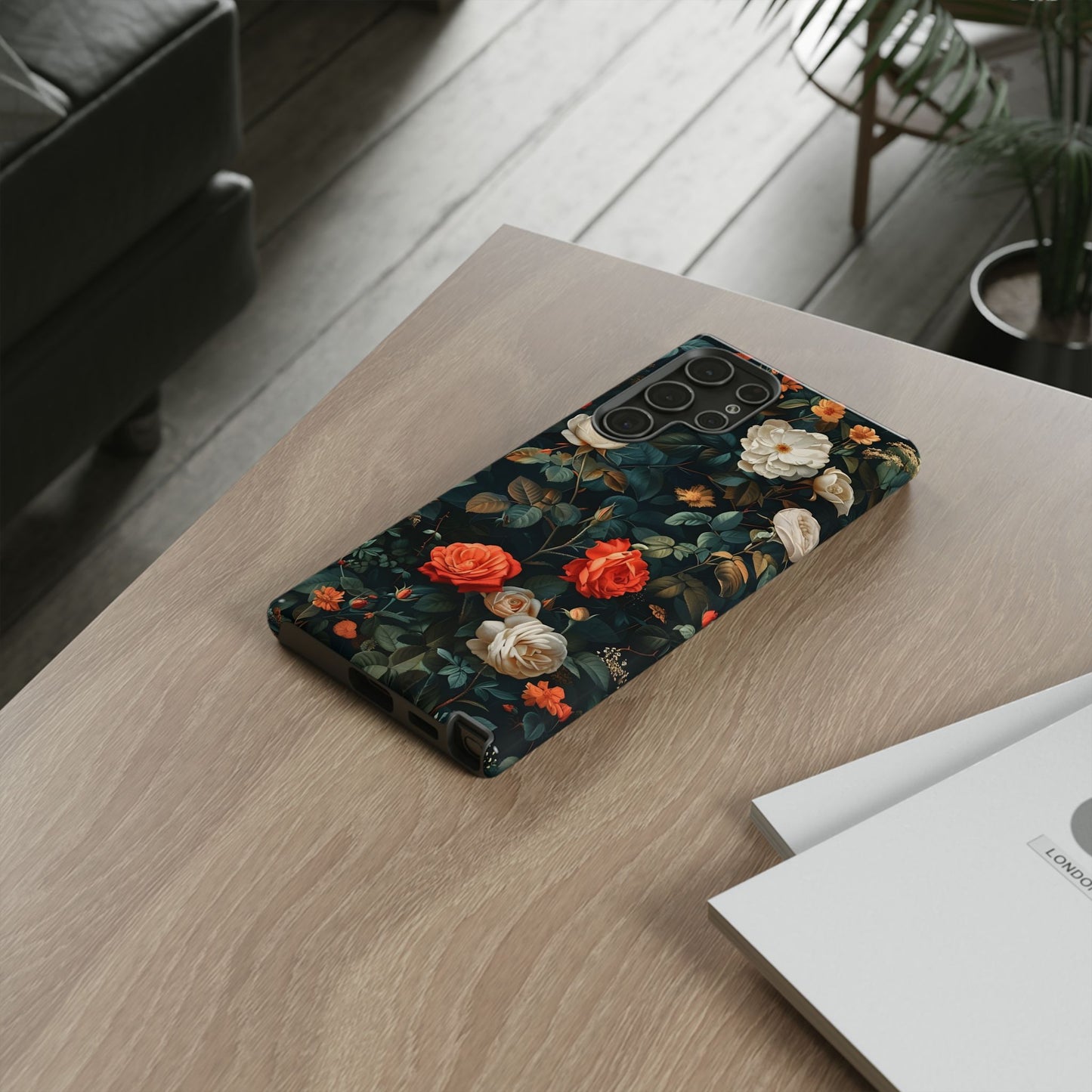 Floral Phone Case | Tough Cases with Elegant Design | Gift for Her, Mother's Day, Birthdays, Personalized, Trendy Tech Accessories