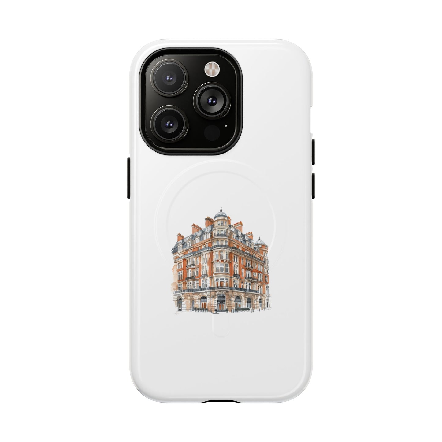 Elegant Tough Magnetic Case with Urban Design, Phone Case, Smartphone Protector, Gift for Her, Unique Tech Accessories