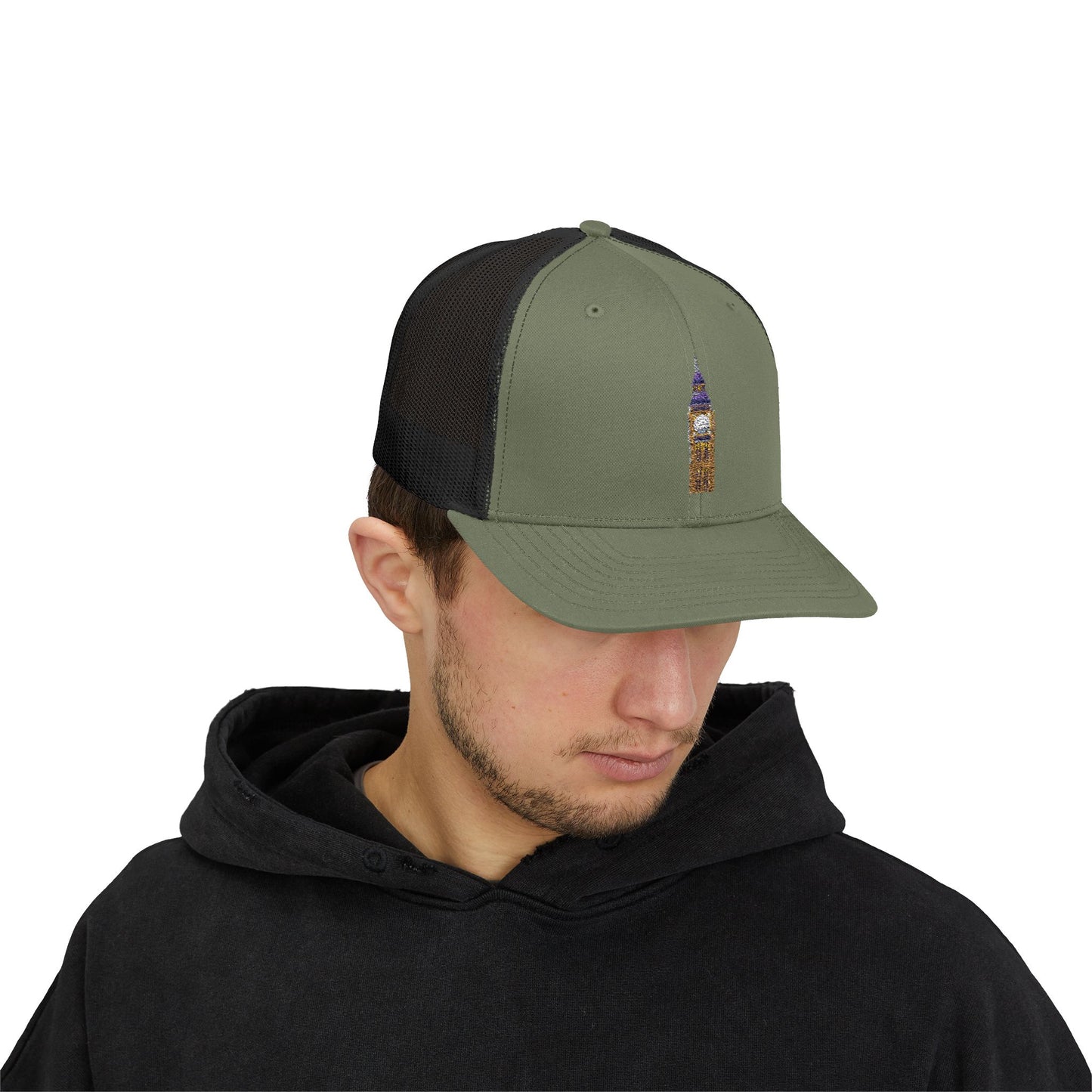 Sparkly Big Ben Snapback Trucker Cap | Trendy Hat, Festival Accessory, Perfect Gift, Travel Souvenir, Stylish Headwear