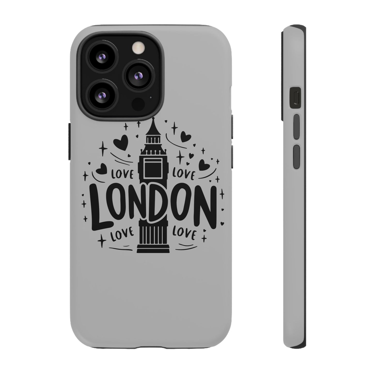 London Love Phone Case, Tough Cases, Stylish Phone Accessories, Unique Gift for Travelers, London Souvenir, Love Design