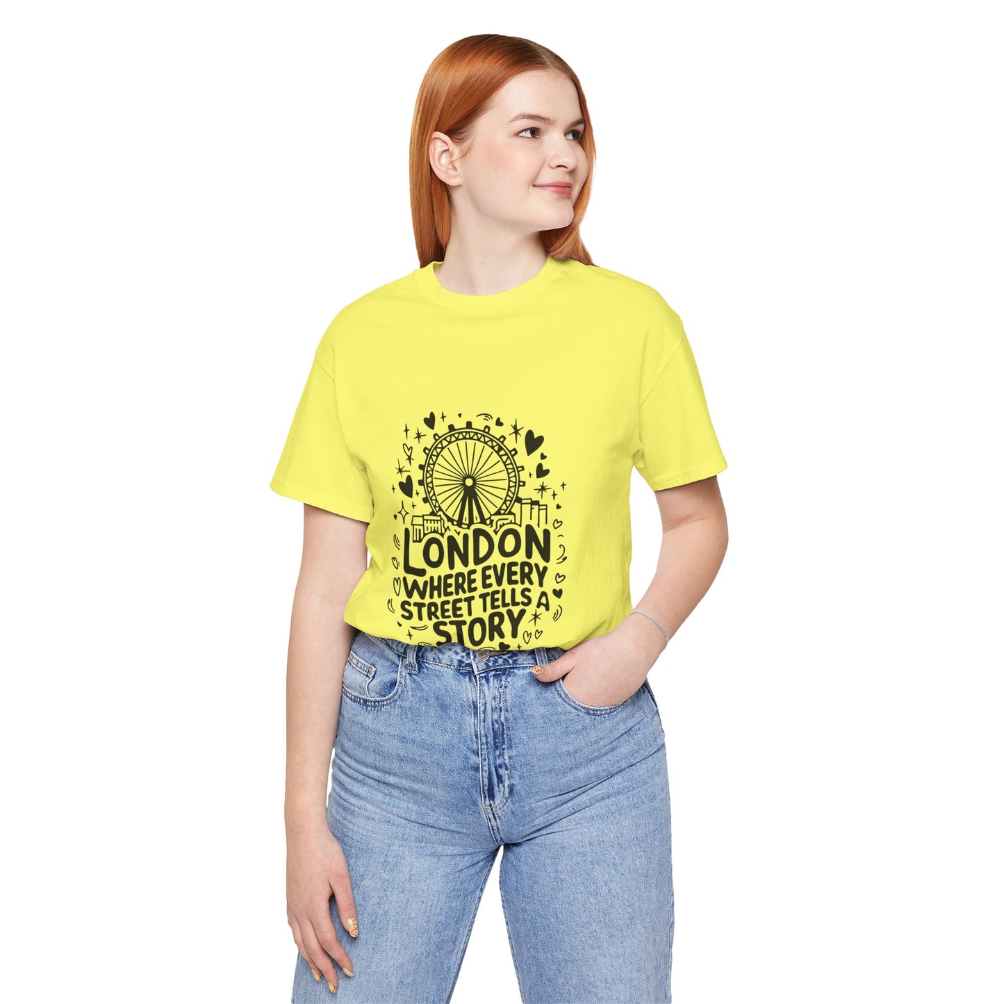 Unisex Jersey Short Sleeve Tee - London's Story Telling Street