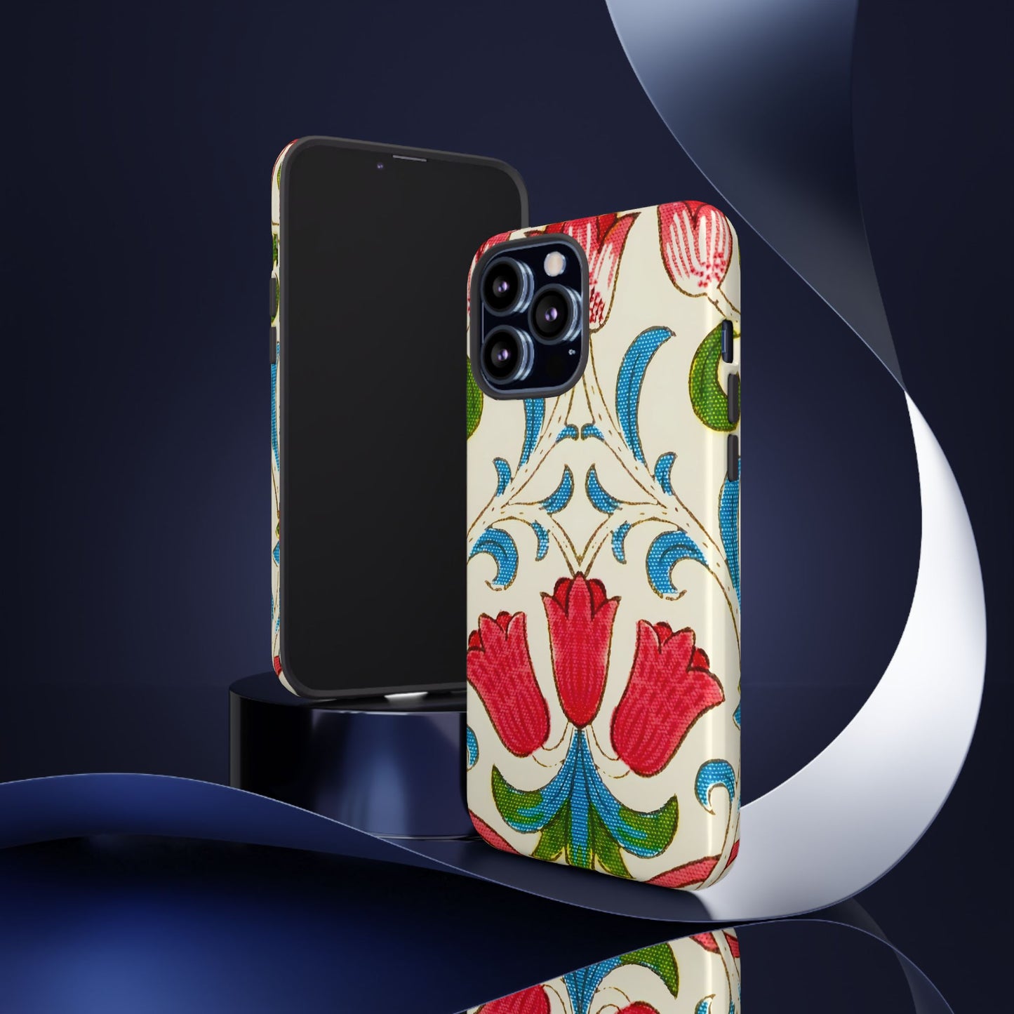 Floral Phone Case - Tough Cases | Stylish Protection, Gift for Her, Boho Phone Cover, Spring Accessory, Cute Tech