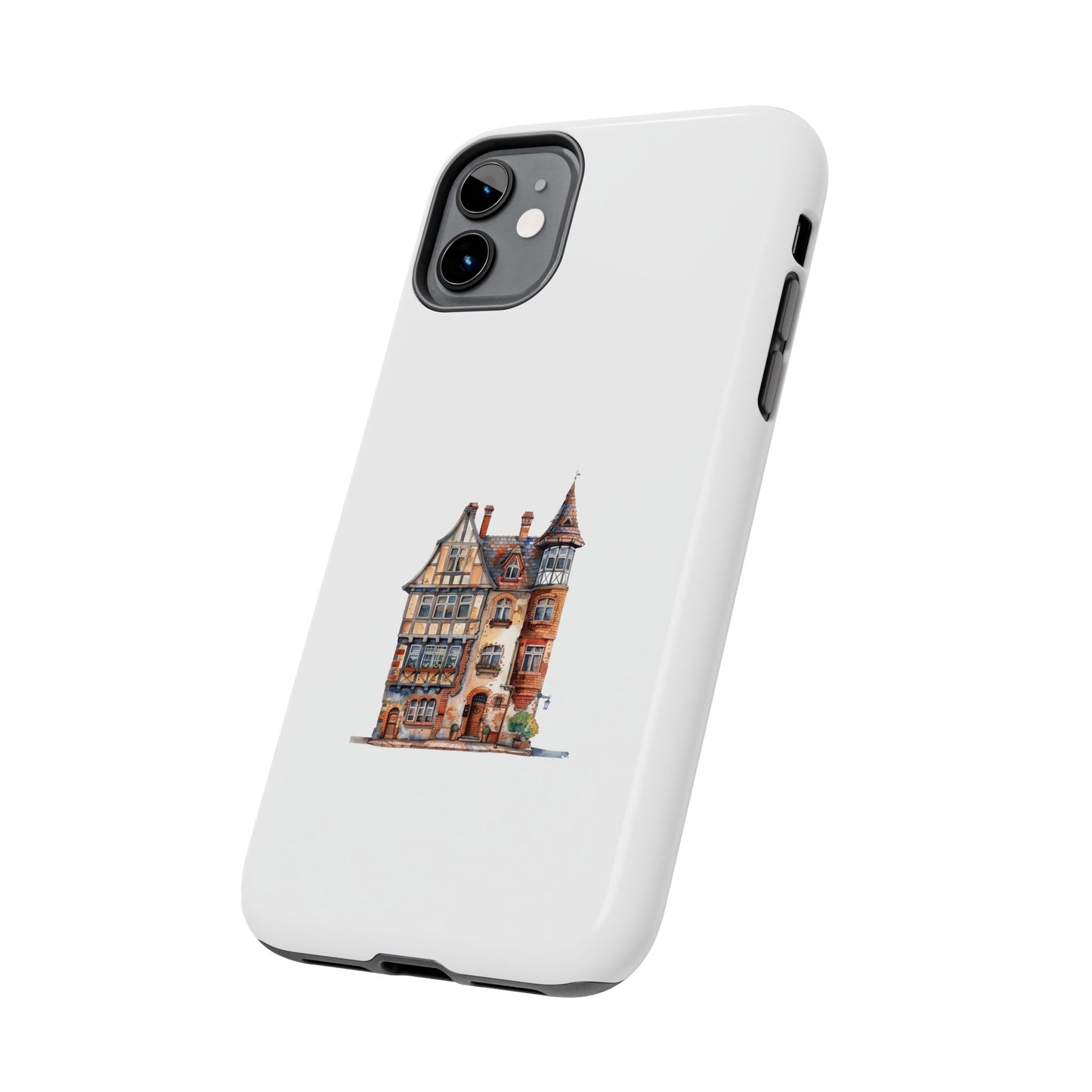 Artistic Tough Phone Cases with Vintage Architecture Design