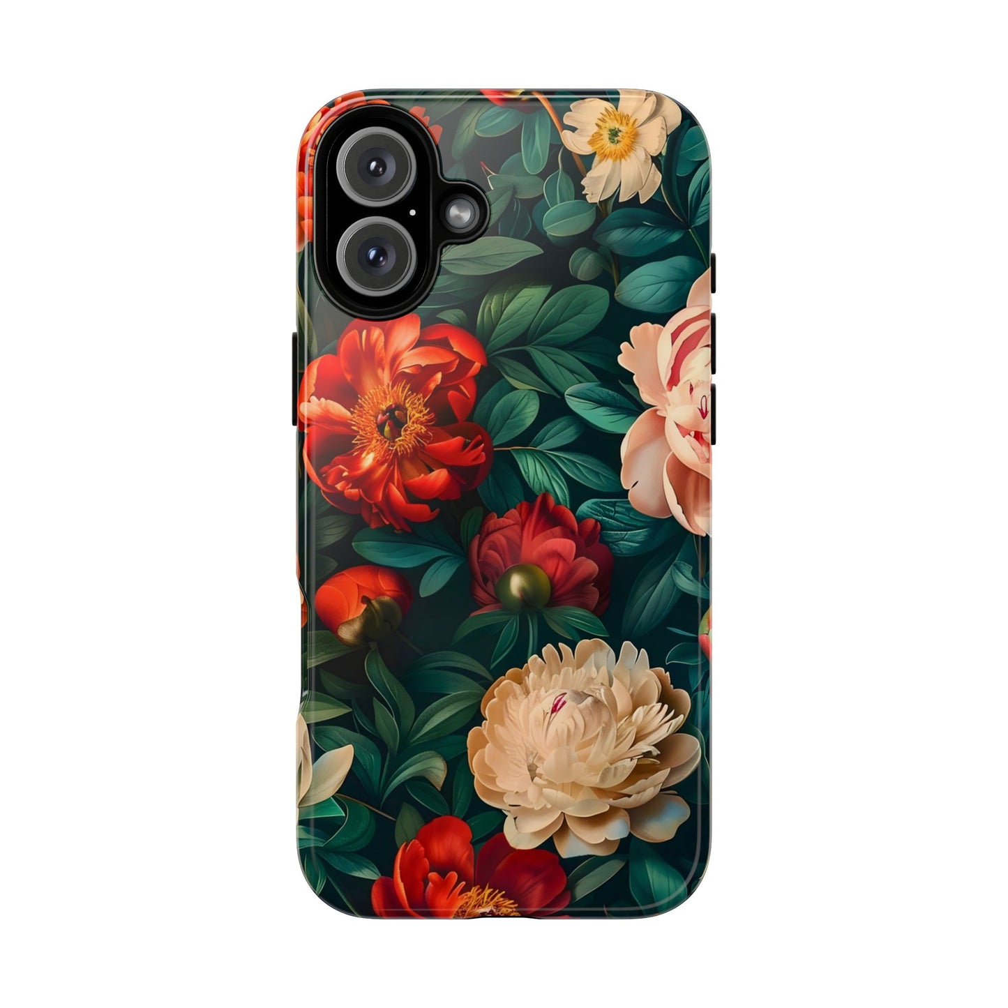 Floral Phone Case - Tough Cases, Vibrant Protection, Gift for Her, Cute Floral Design, Trendy Accessory, Perfect for Spring