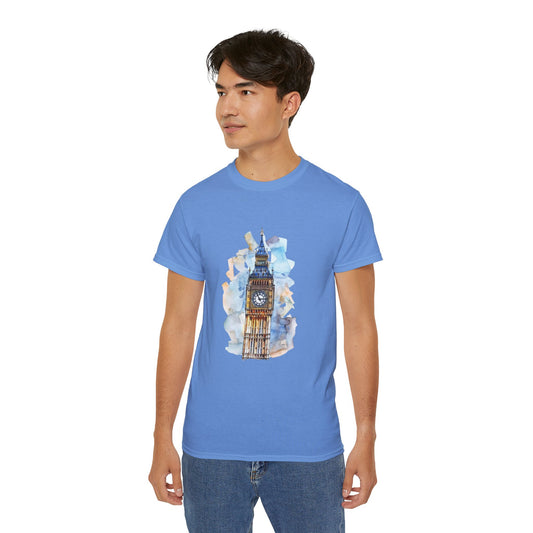 Unisex Ultra Cotton Tee - Iconic Big Ben Clock Tower