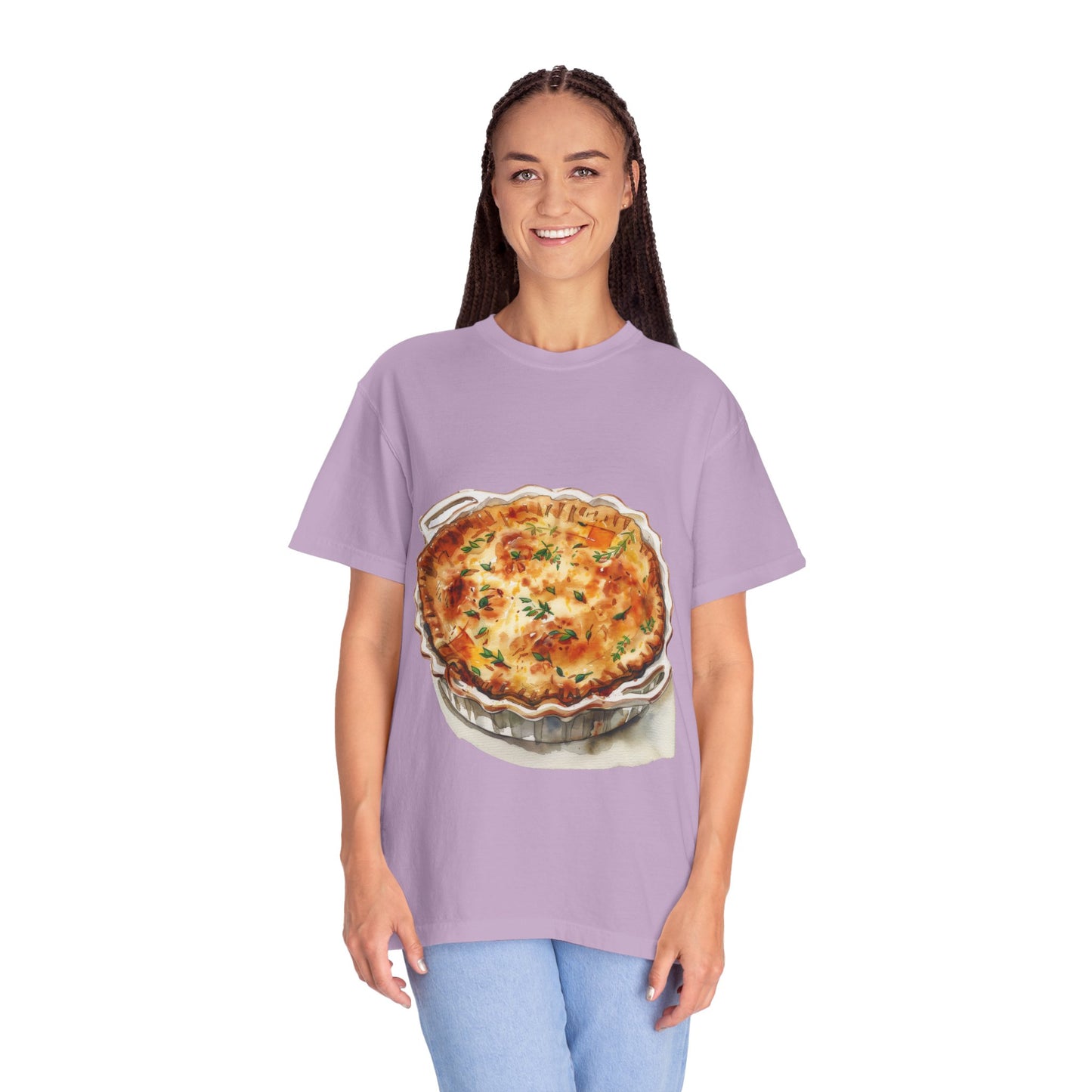 Unisex Garment-Dyed T-shirt - Fish, Chips, and Beyond - The Best of British Food