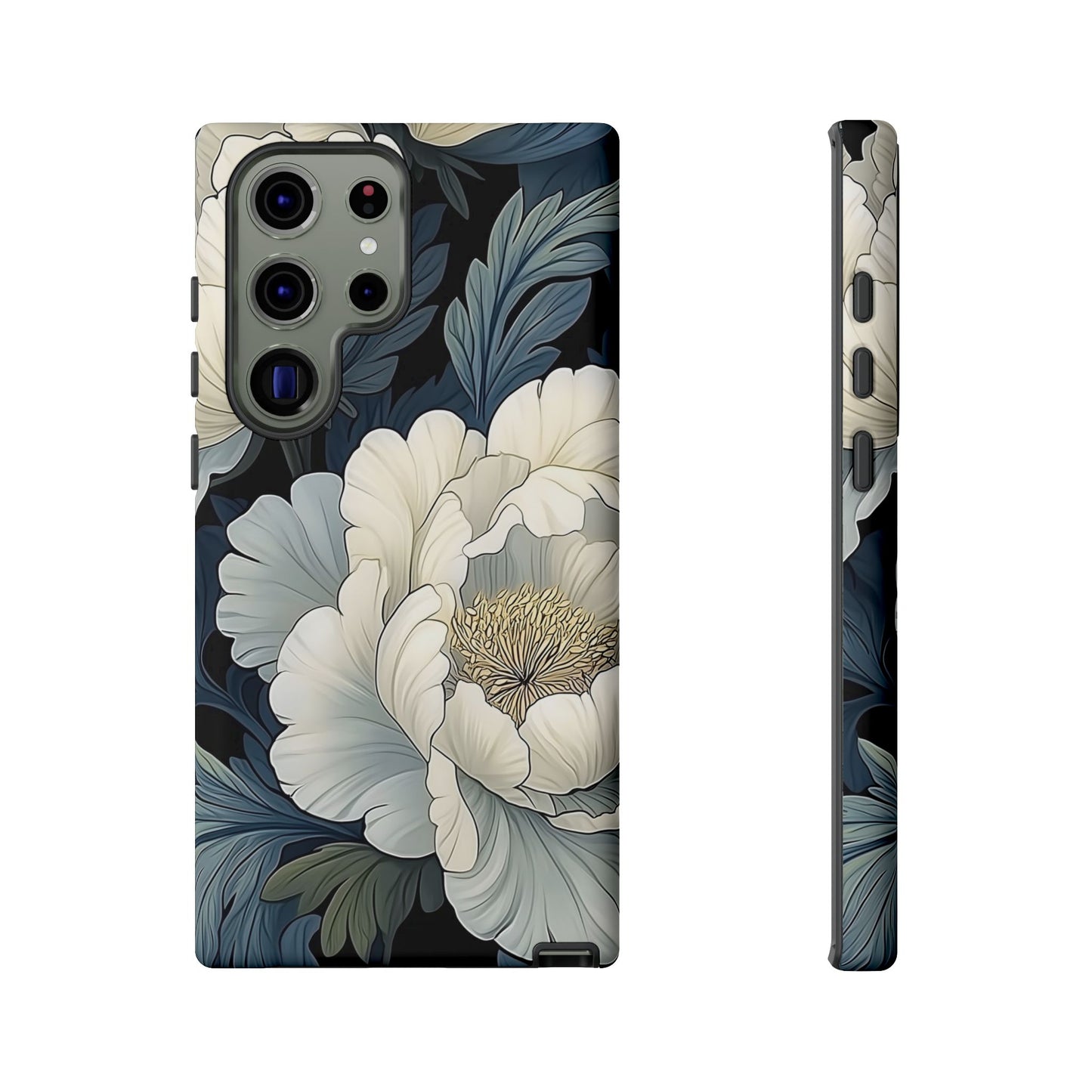 Floral Phone Case - Elegant Tough Cases for Nature Lovers, Stylish Protective Cover for Gifts, Birthdays, Mom's Day, Floral Design