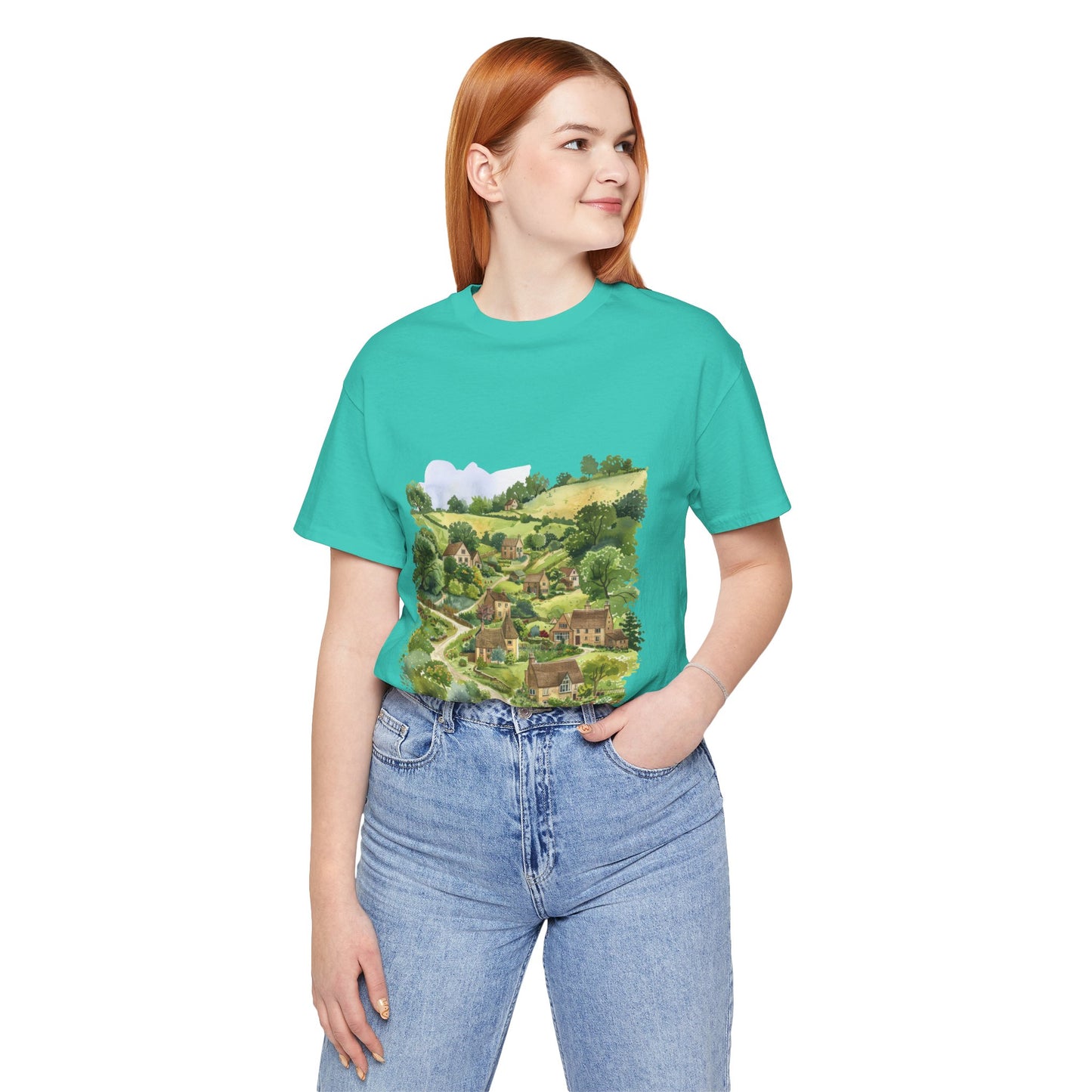 Unisex Jersey Short Sleeve Tee - Enchanting Landscapes of Britain